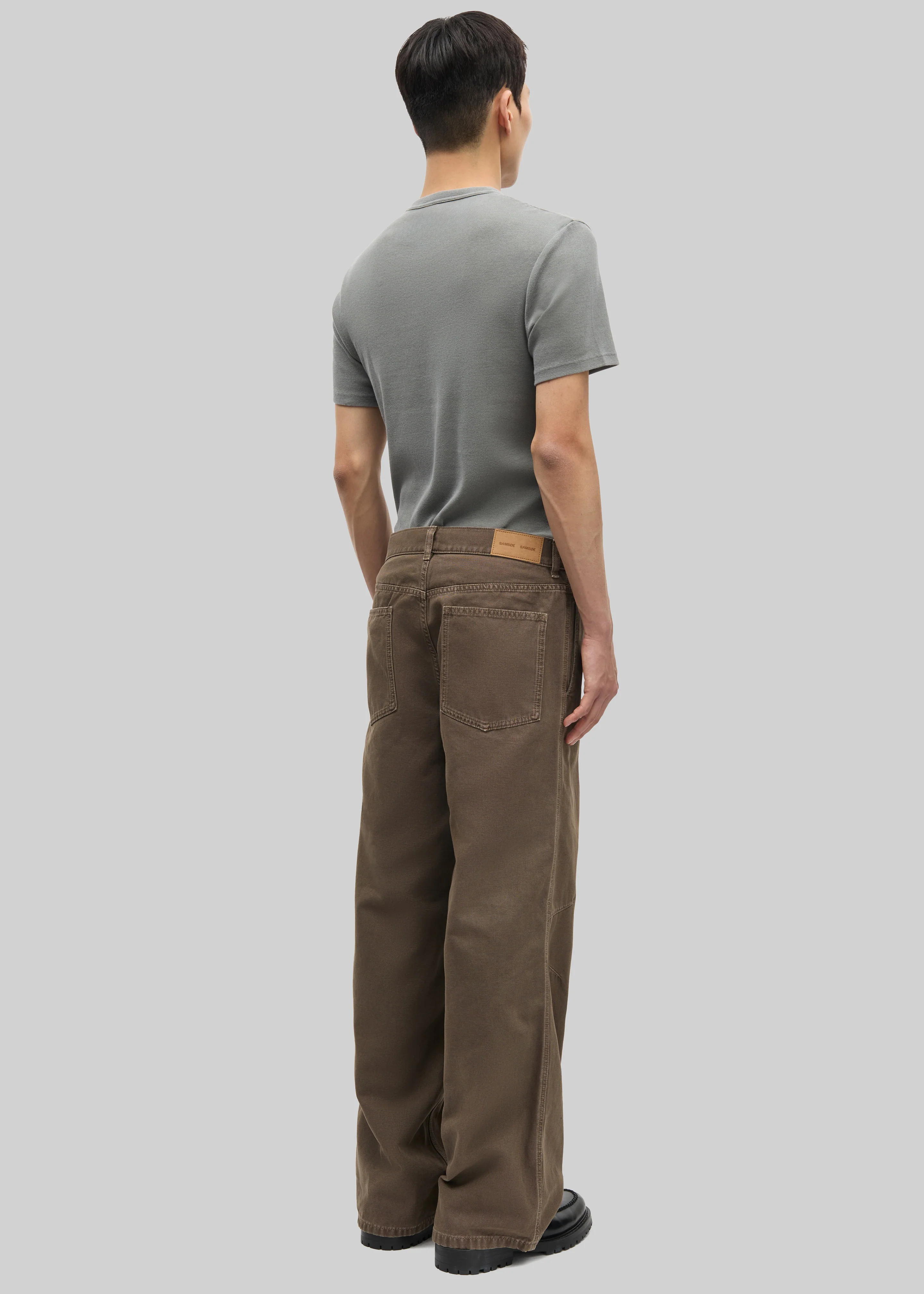 Samsøe Samsøe Sabruce X Trousers - Washed Canteen - Image 4