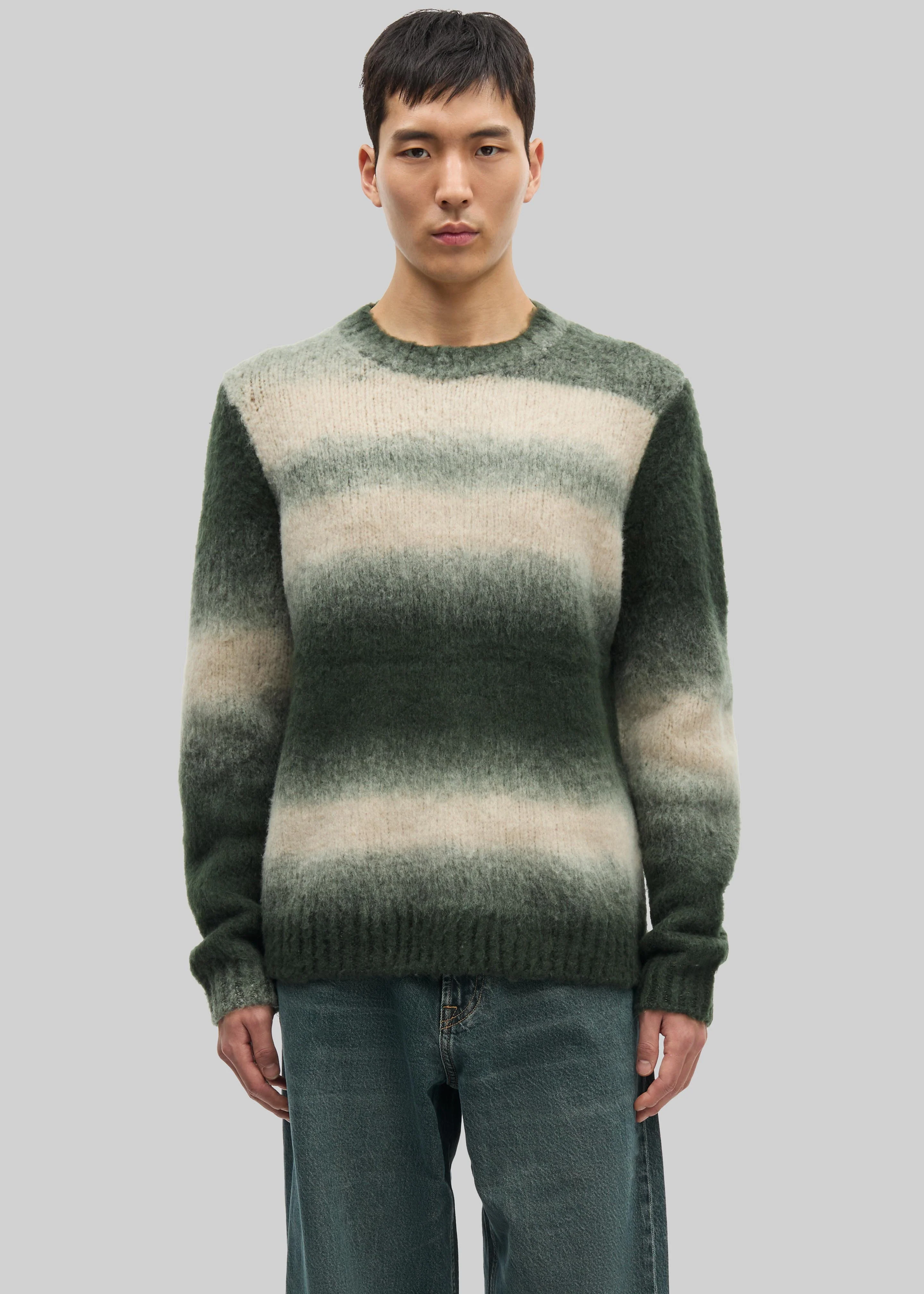 Samsøe Samsøe Safabio Sweater - Ombre Gray Stripes - Image 2