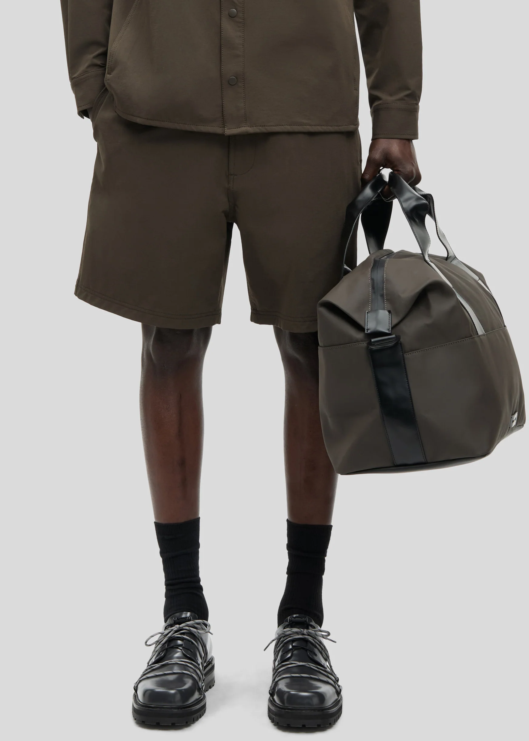 Samsøe Samsøe Sahammel X Shorts - Black Olive - Image 2