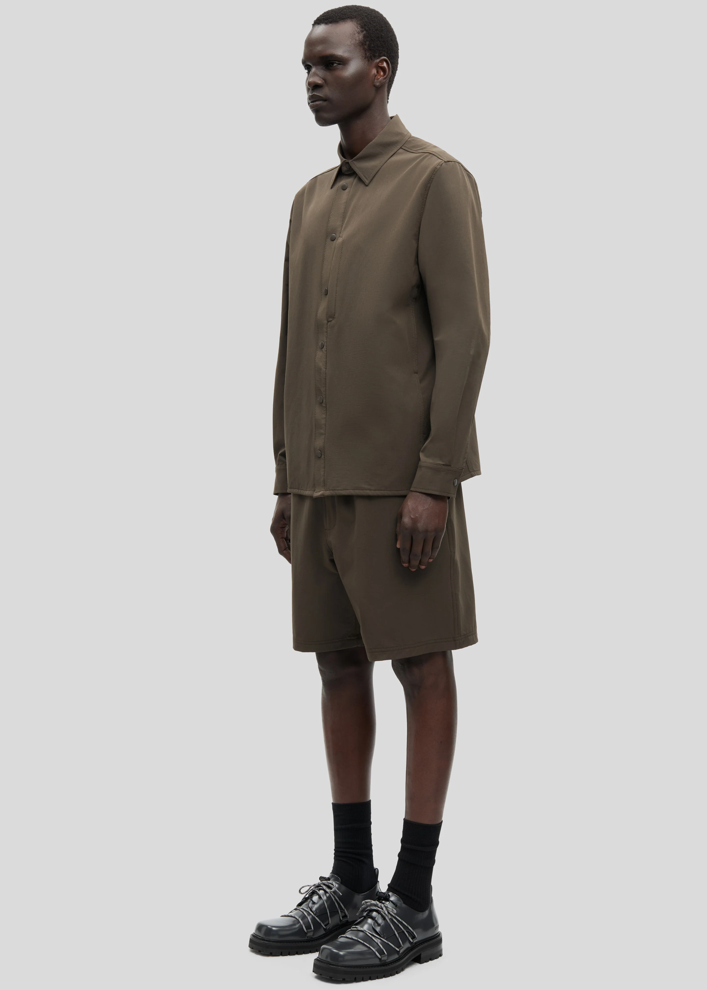 Samsøe Samsøe Sahammel X Shorts - Black Olive - Image 3