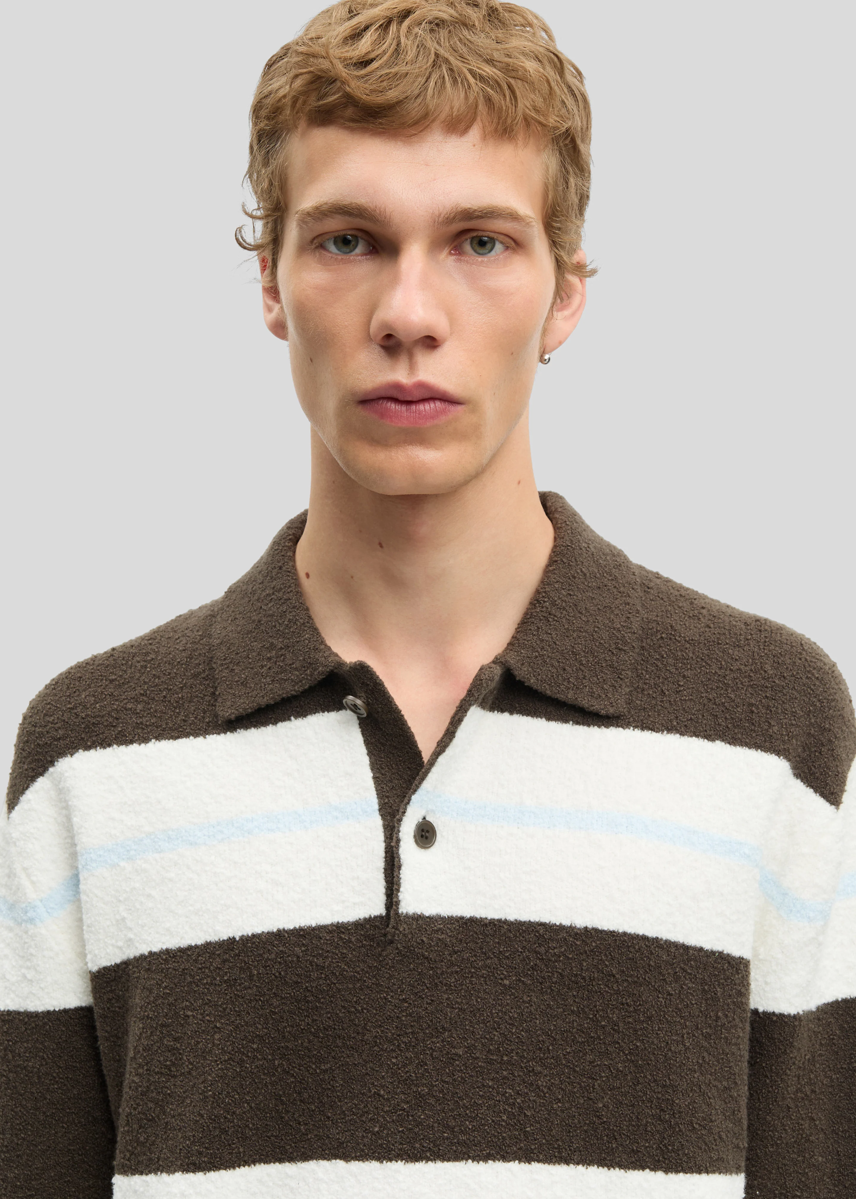 Samsøe Samsøe Sanino Polo - Black Olive St. - Image 2
