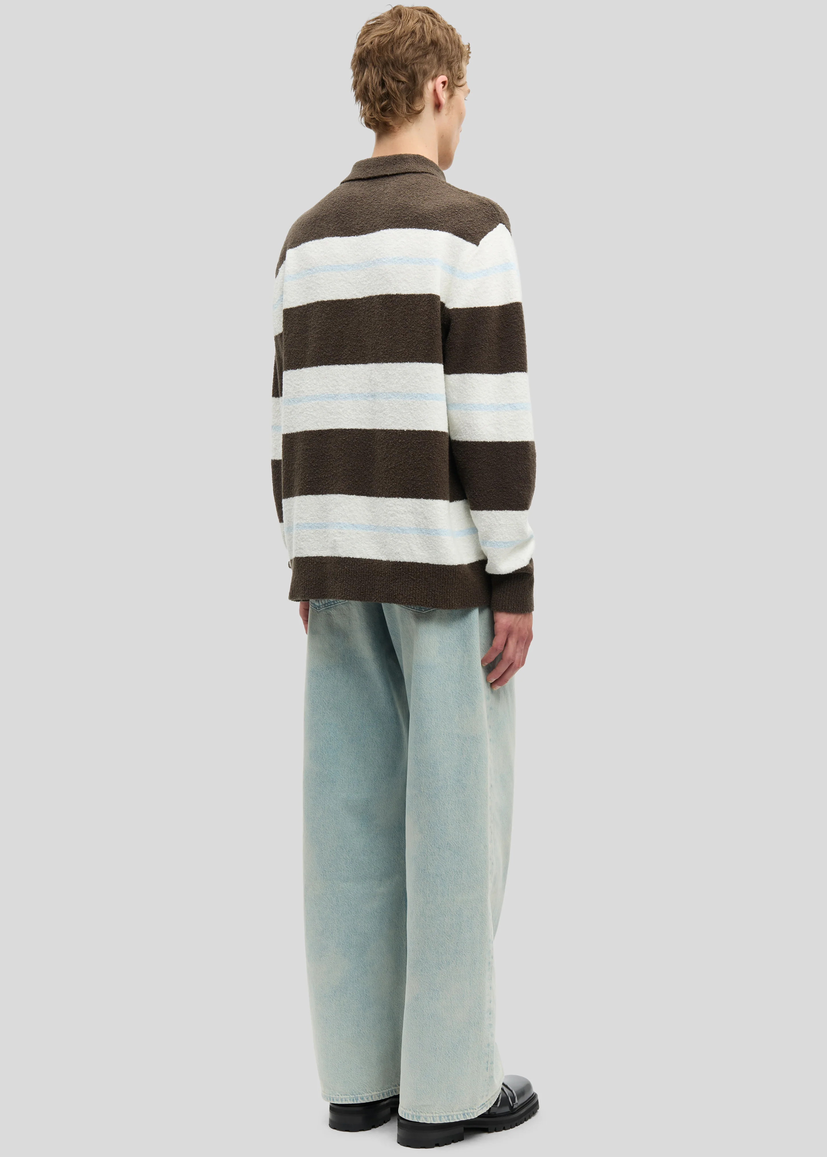 Samsøe Samsøe Sanino Polo - Black Olive St. - Image 5