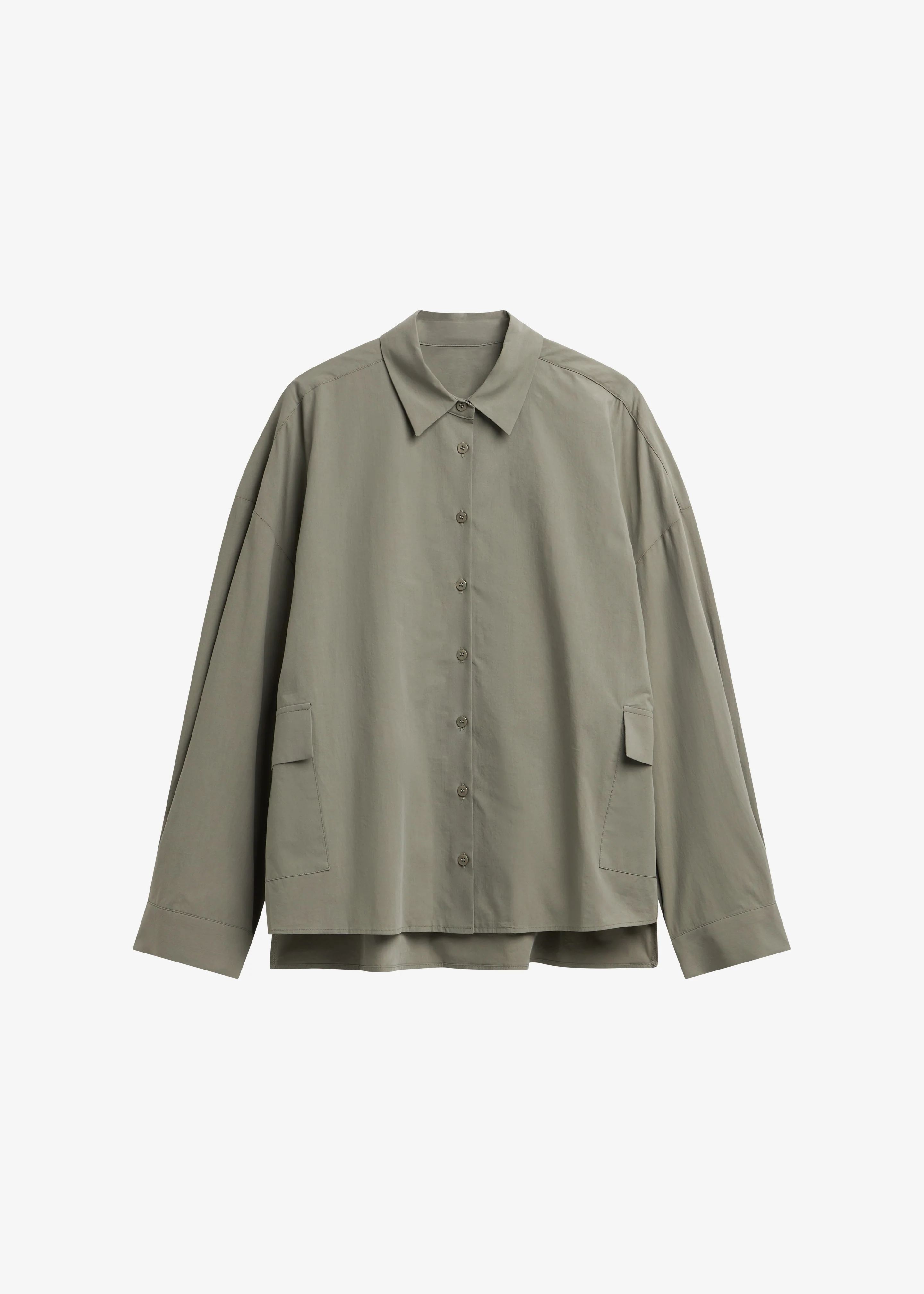 Sancey Cargo Pocket Shirt - Olive - Image 7