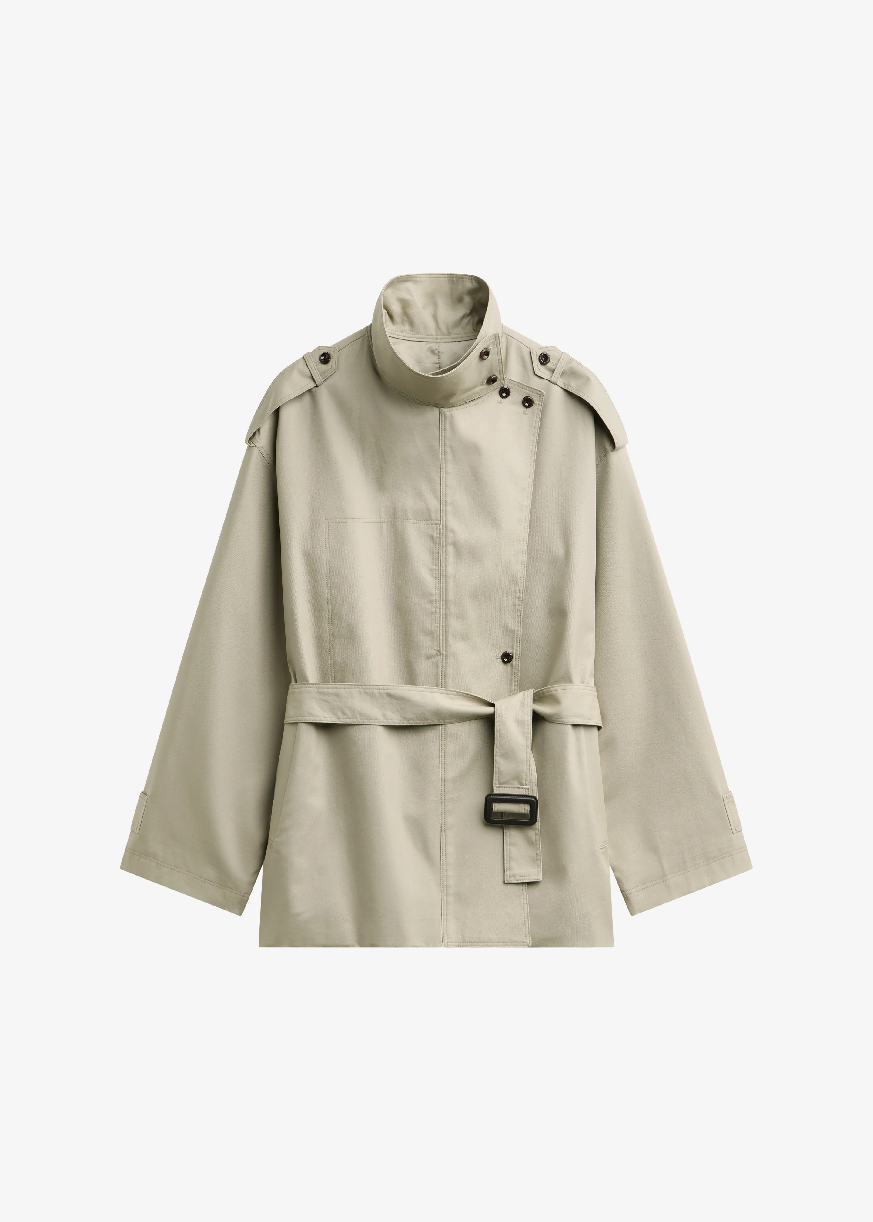 Schagen Short Trench - Beige - Image 8