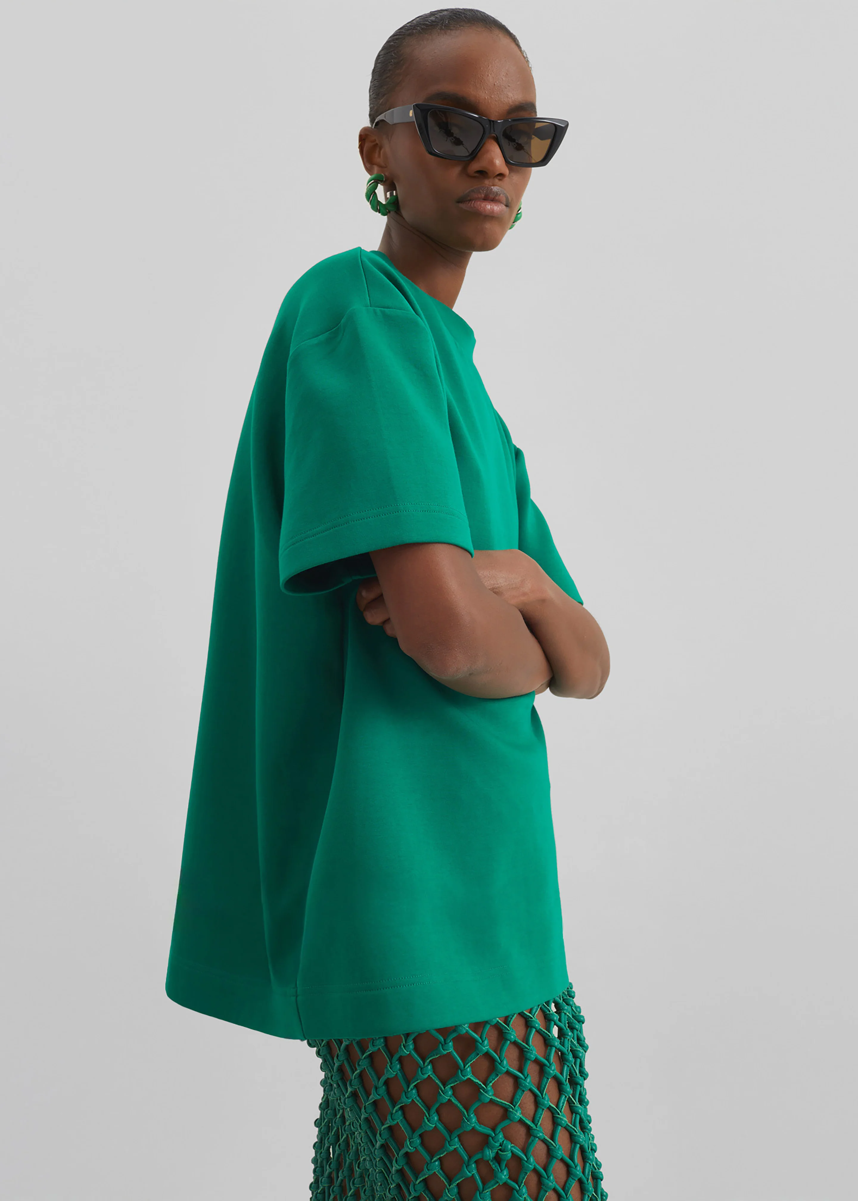 Scoob Boxy T-Shirt - Emerald - Image 3