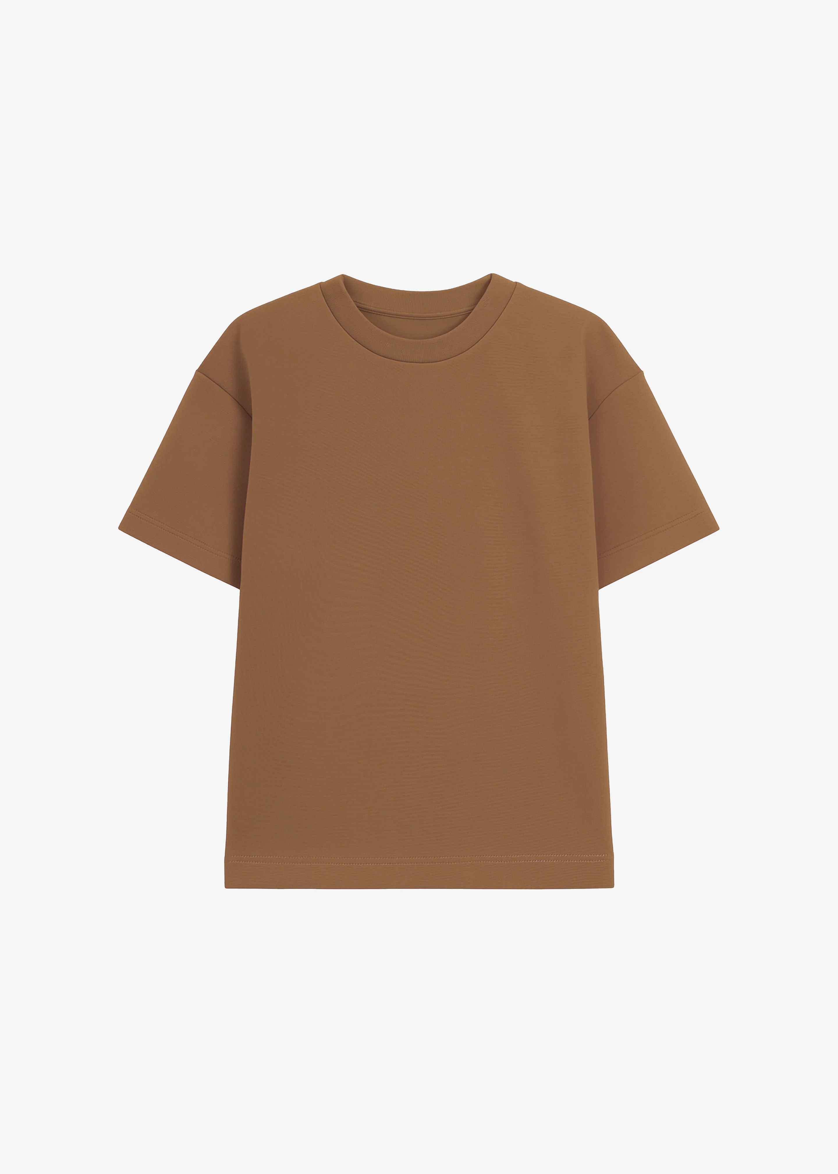 Scoob Boxy T-Shirt - Light Brown - Image 6