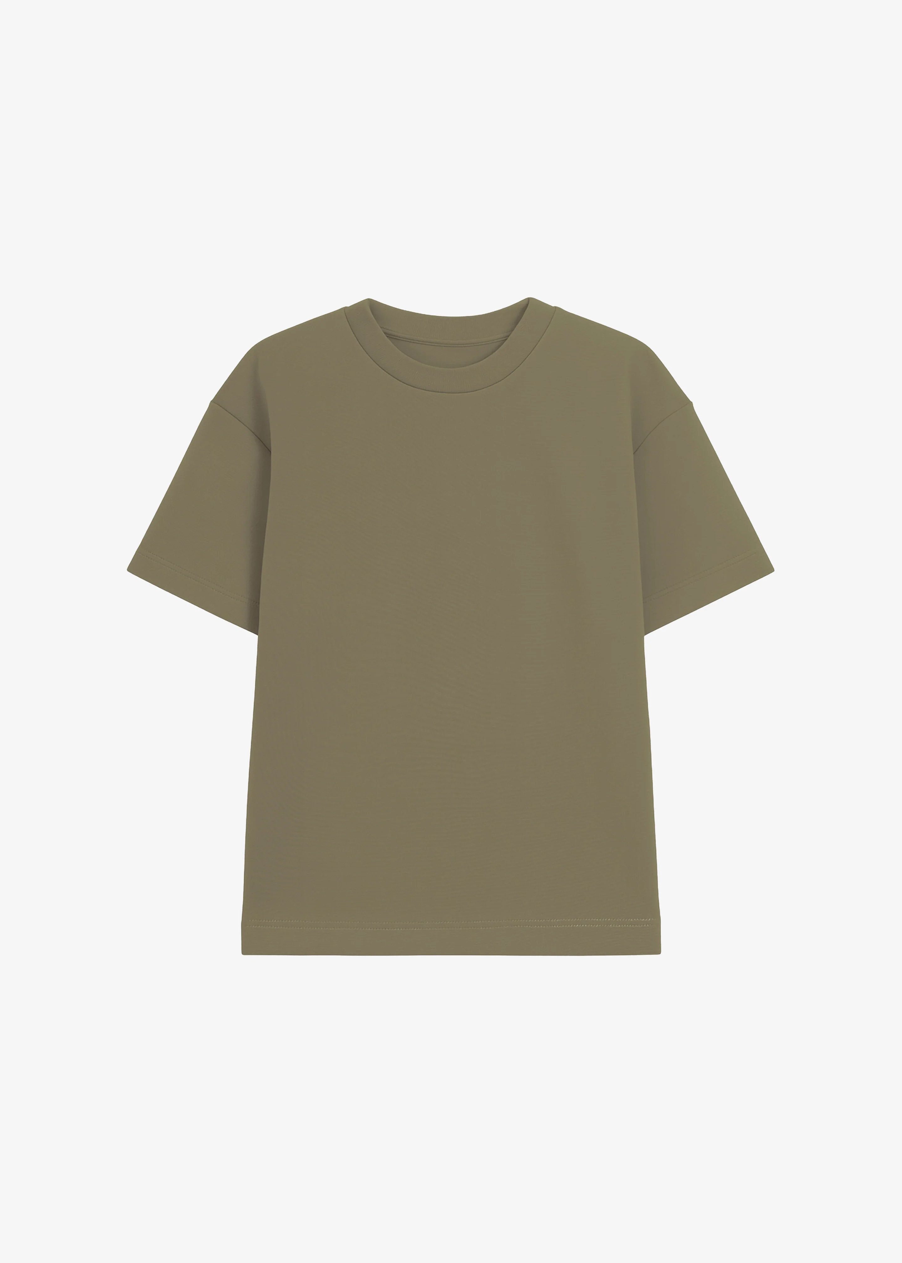Scoob Boxy T-Shirt - Pale Olive - Image 7