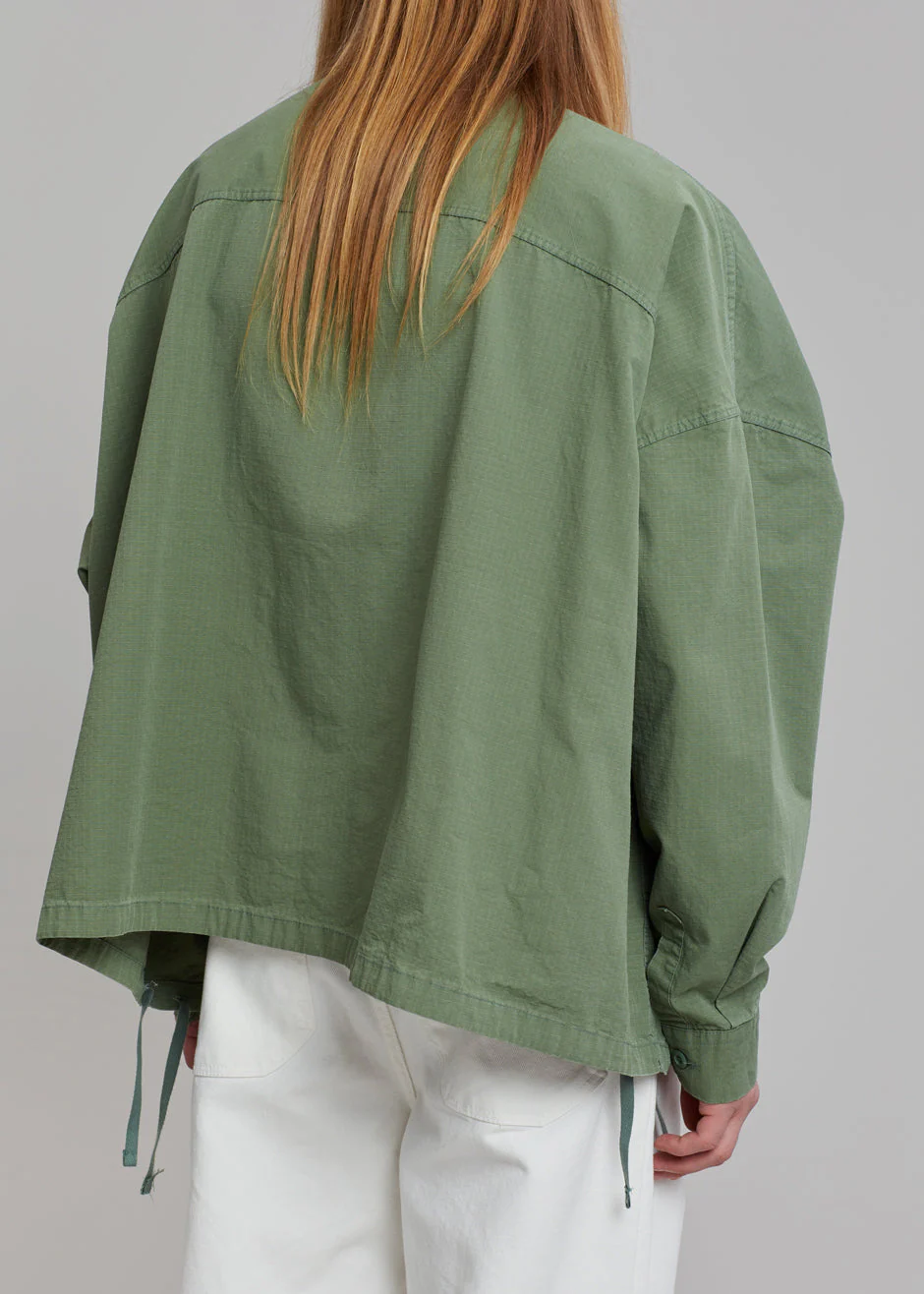 Seb Cargo Shirt - Army Green - Image 9