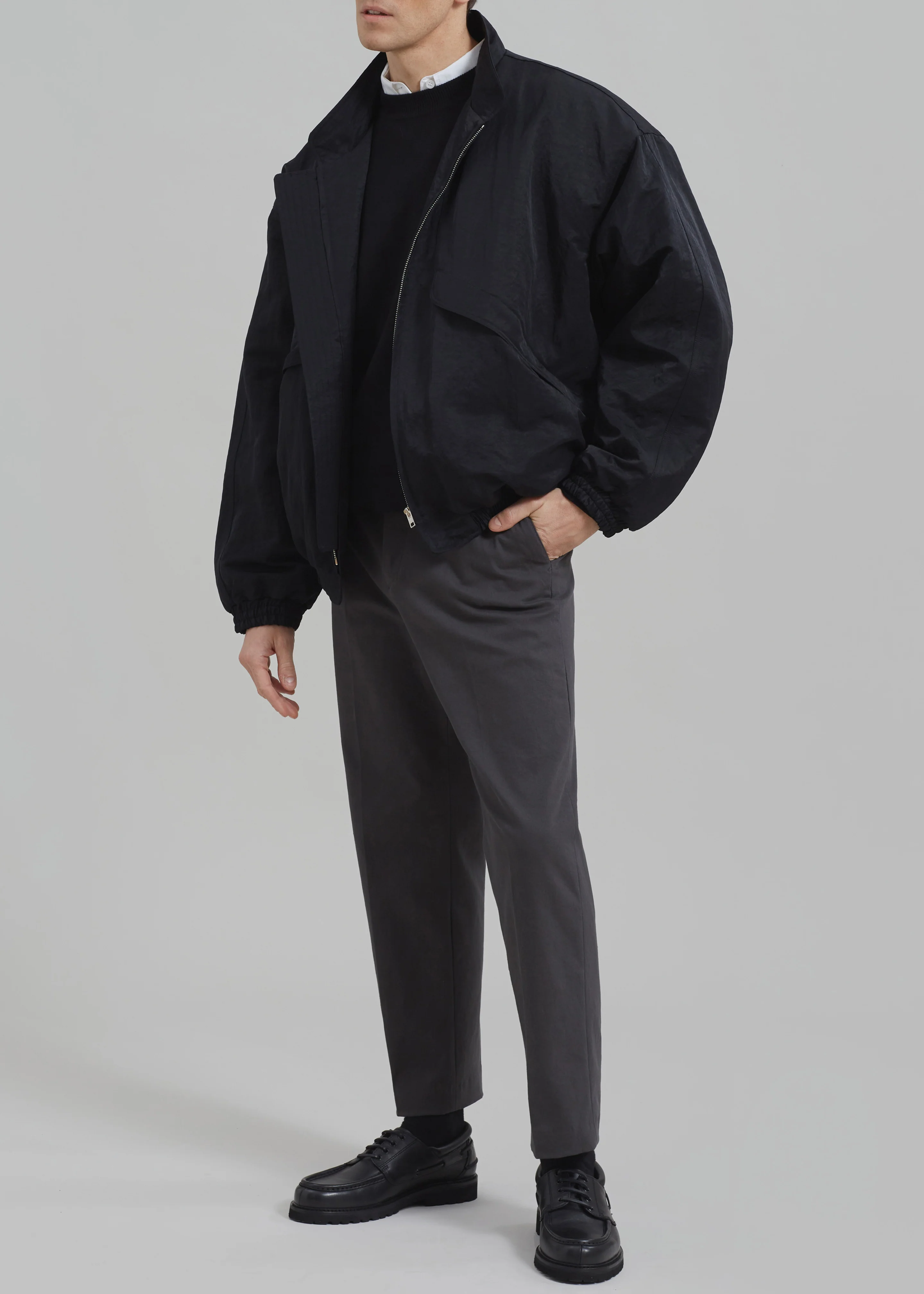 Seth Oversized Jacket - Black - Image 2