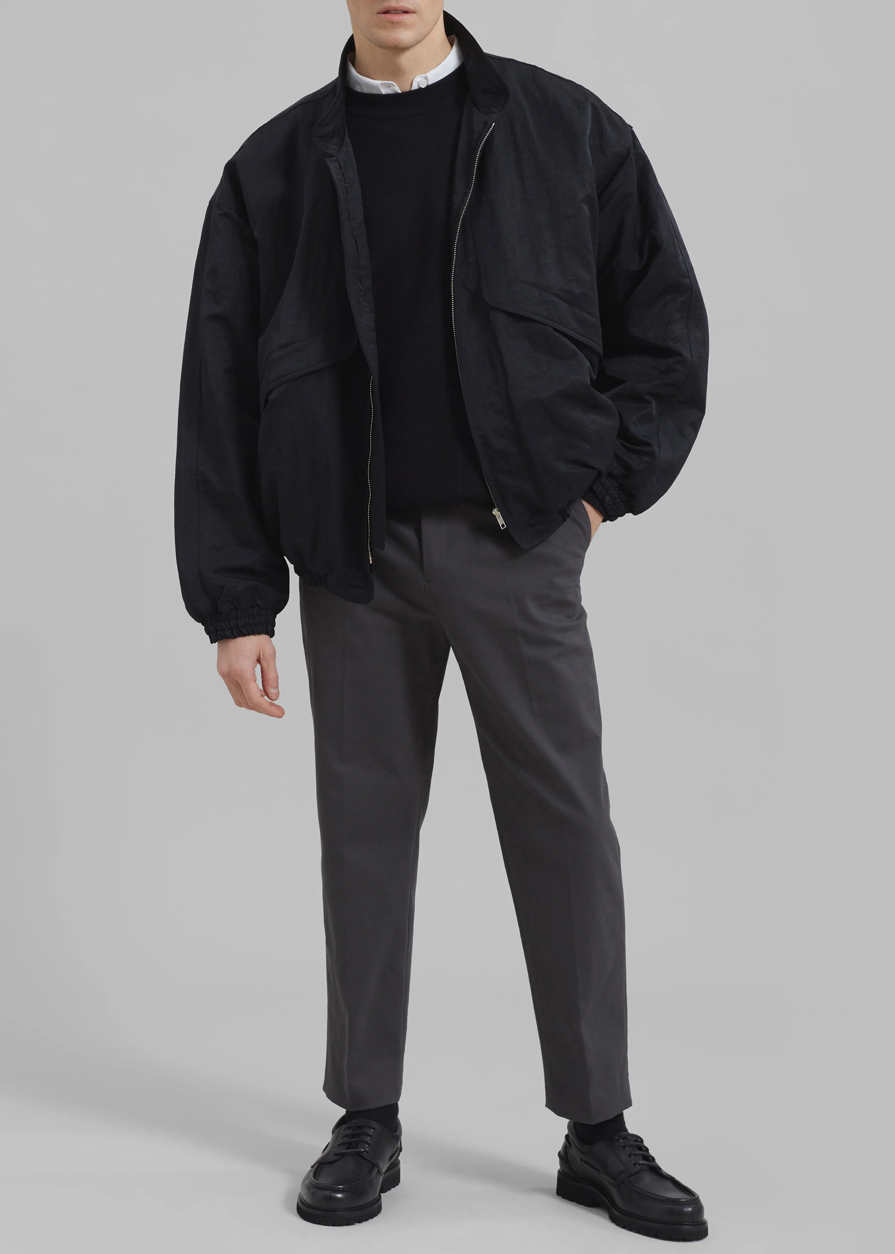 Seth Oversized Jacket - Black - Image 5