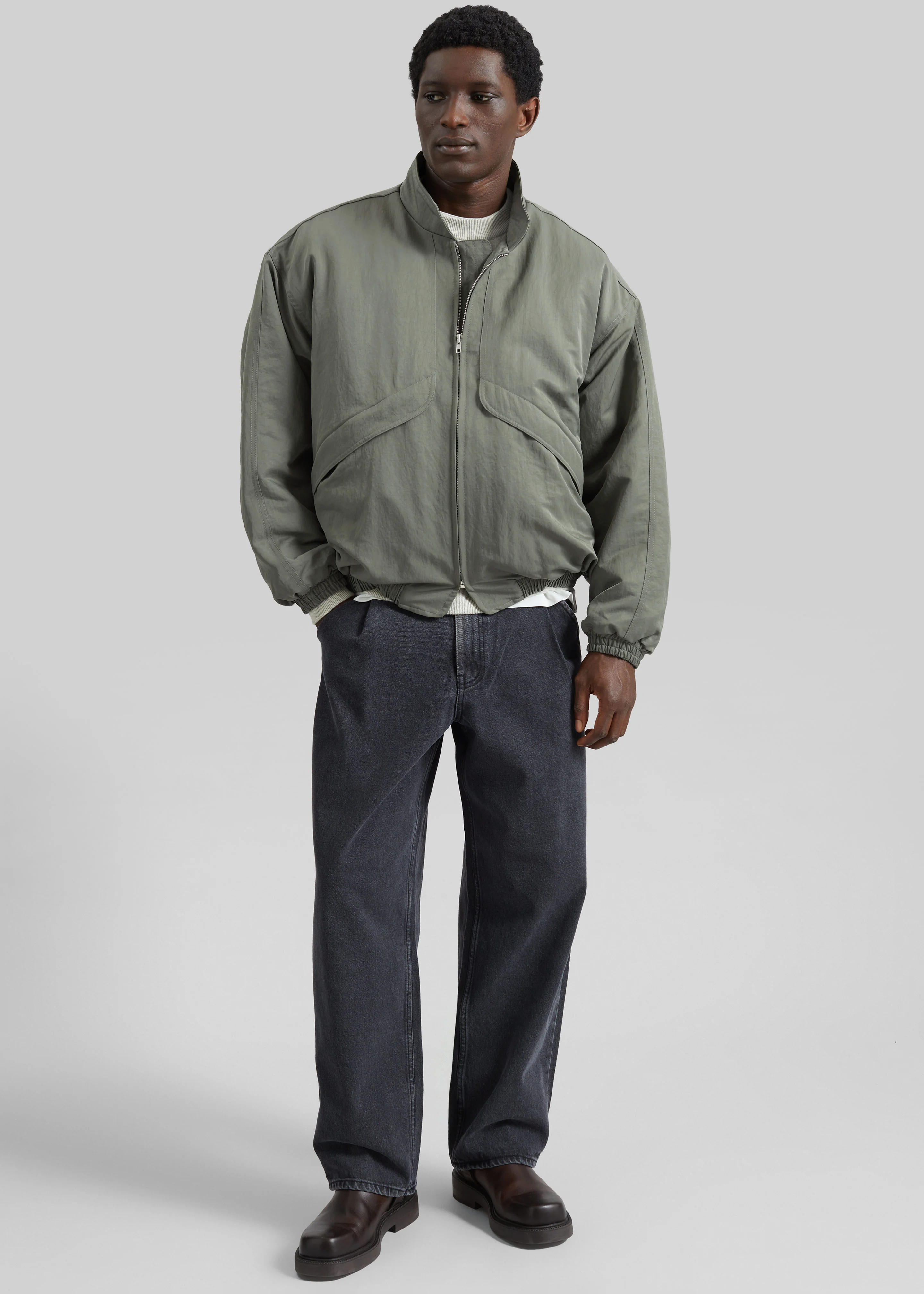 Seth Oversized Jacket - Khaki - Image 10