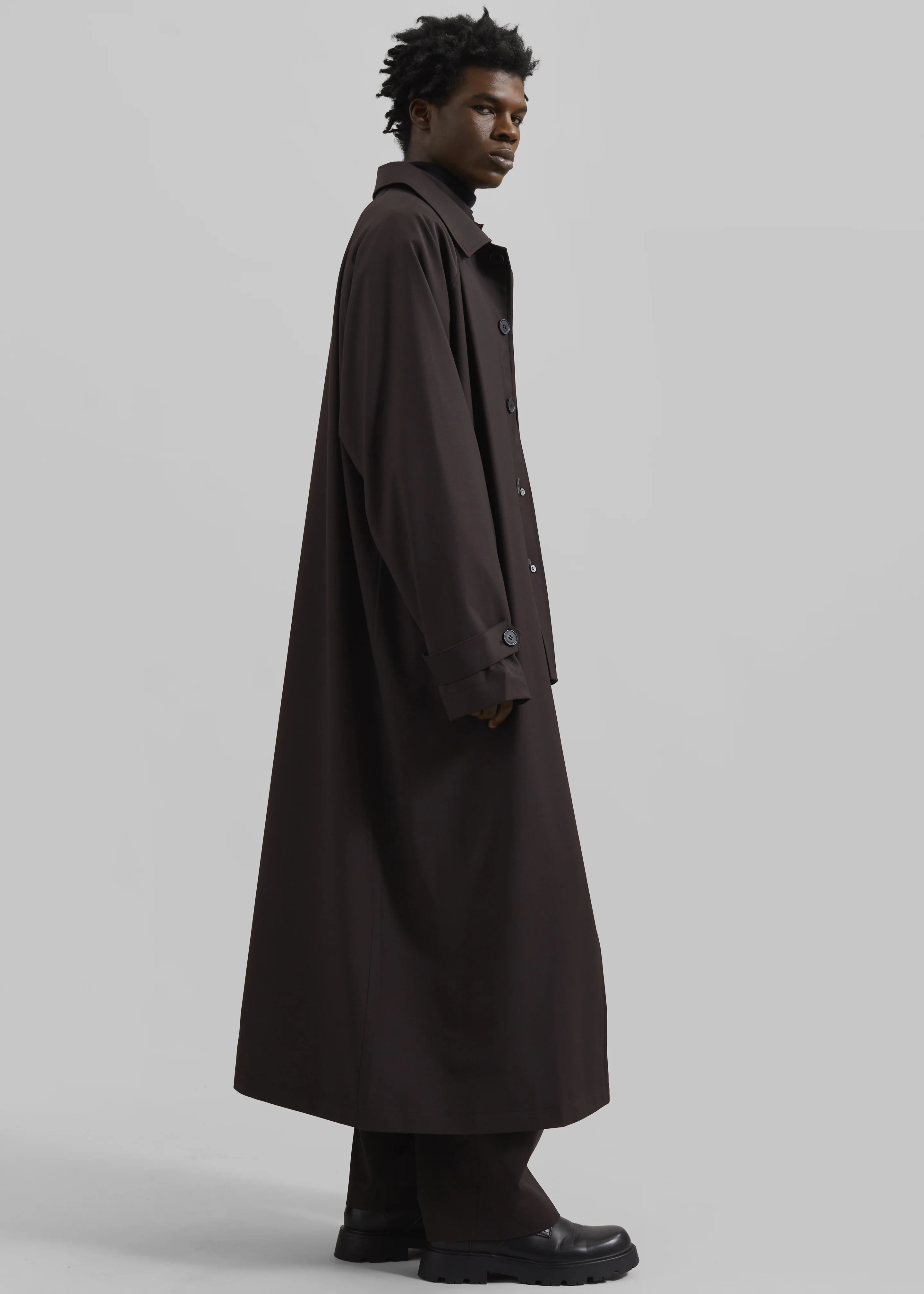 Shay Trench Coat - Brown - Image 13