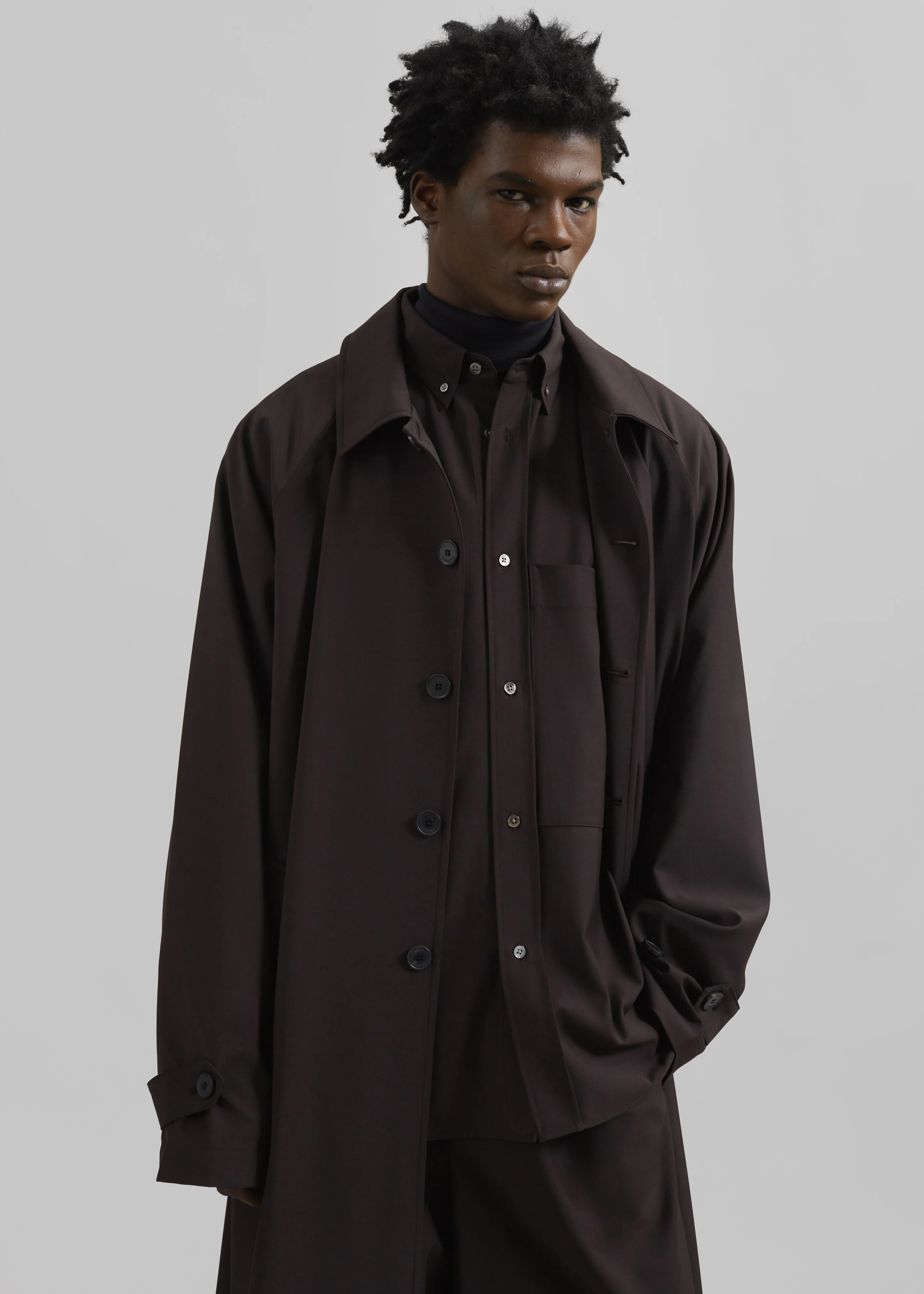 Shay Trench Coat - Brown - Image 16