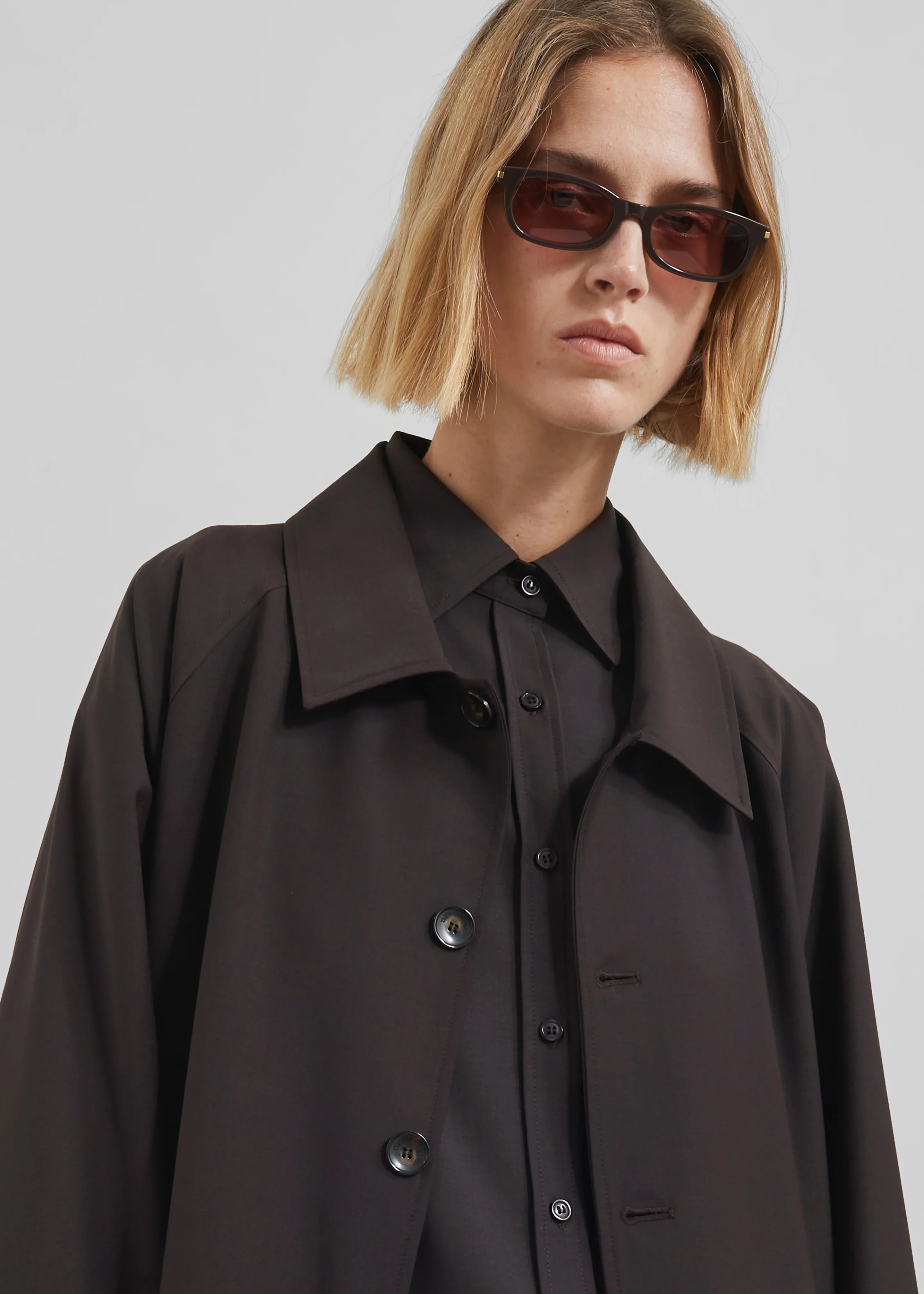 Shay Trench Coat - Brown - Image 6