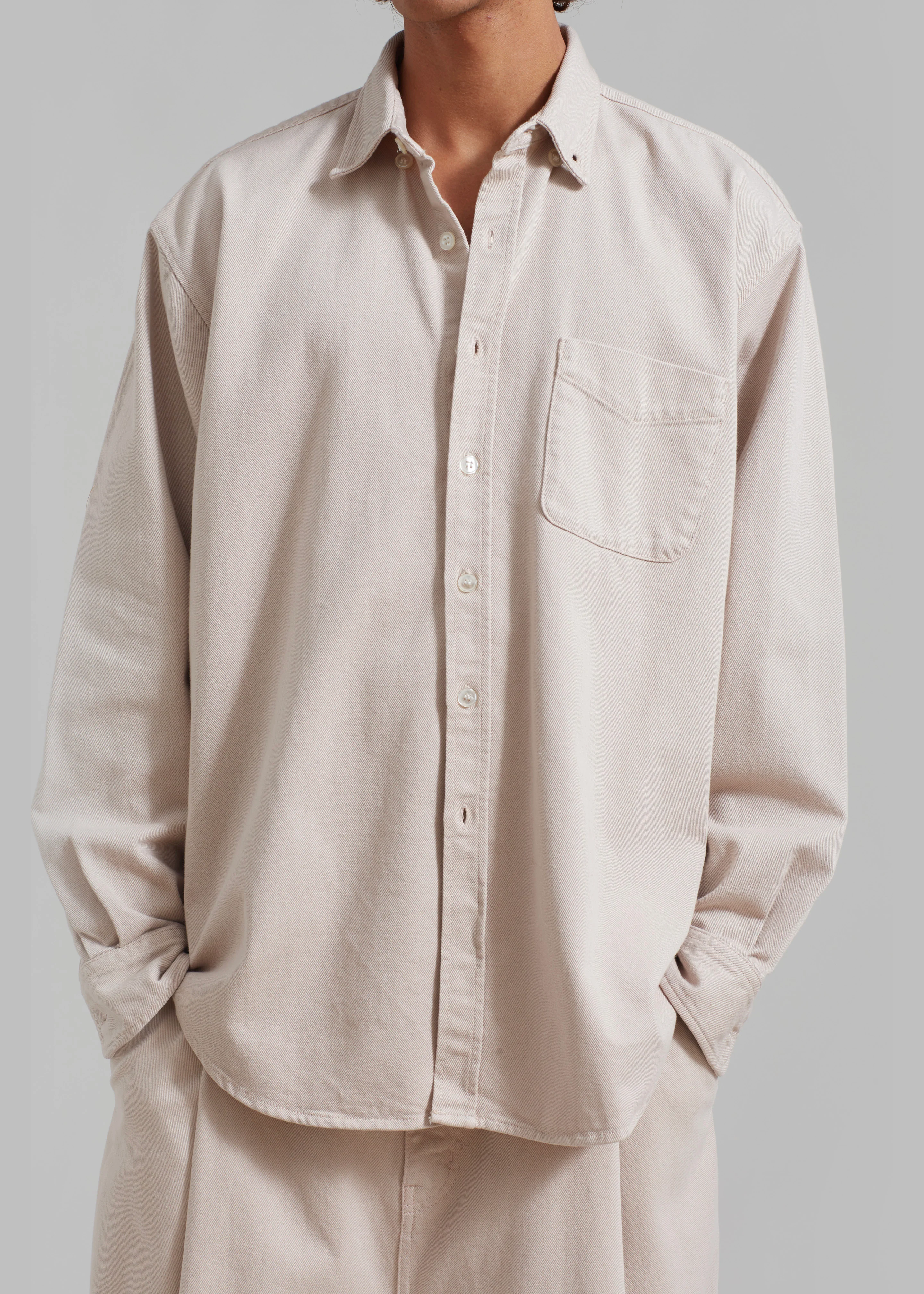 Sinclair Denim Shirt - Natural - Image 3