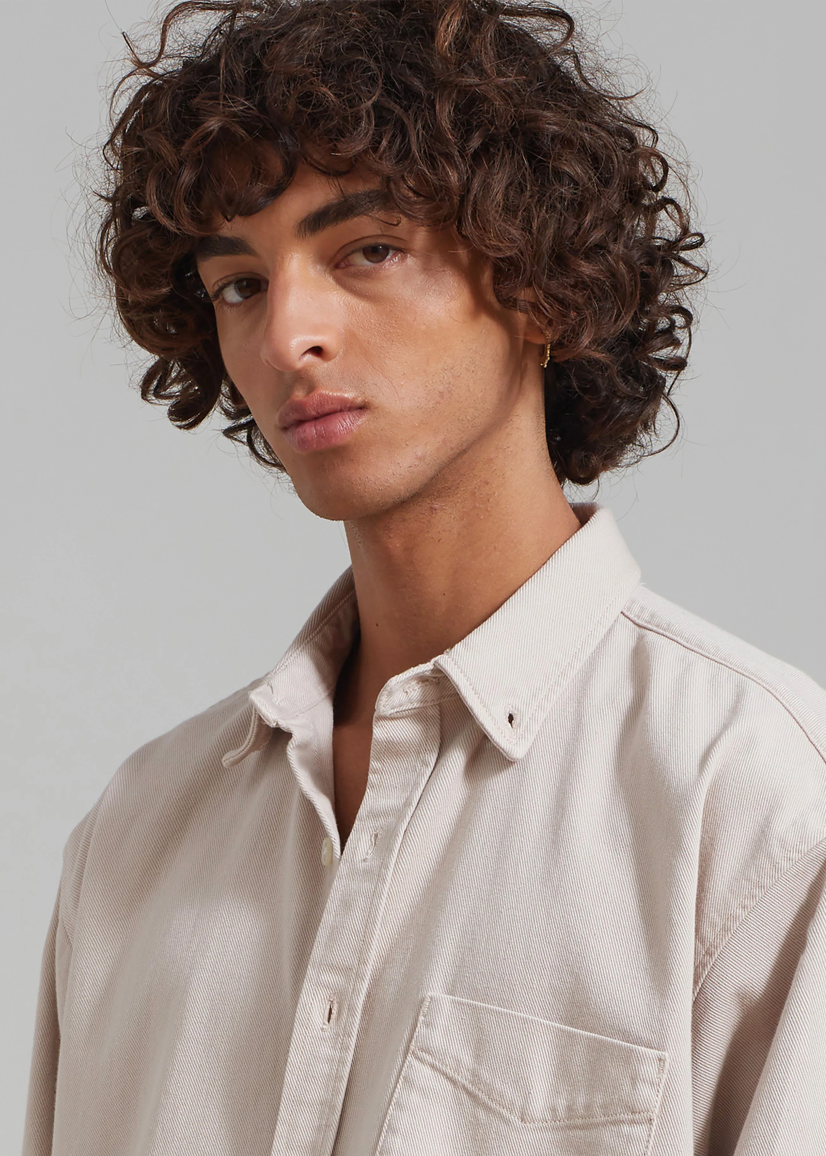 Sinclair Denim Shirt - Natural - Image 4