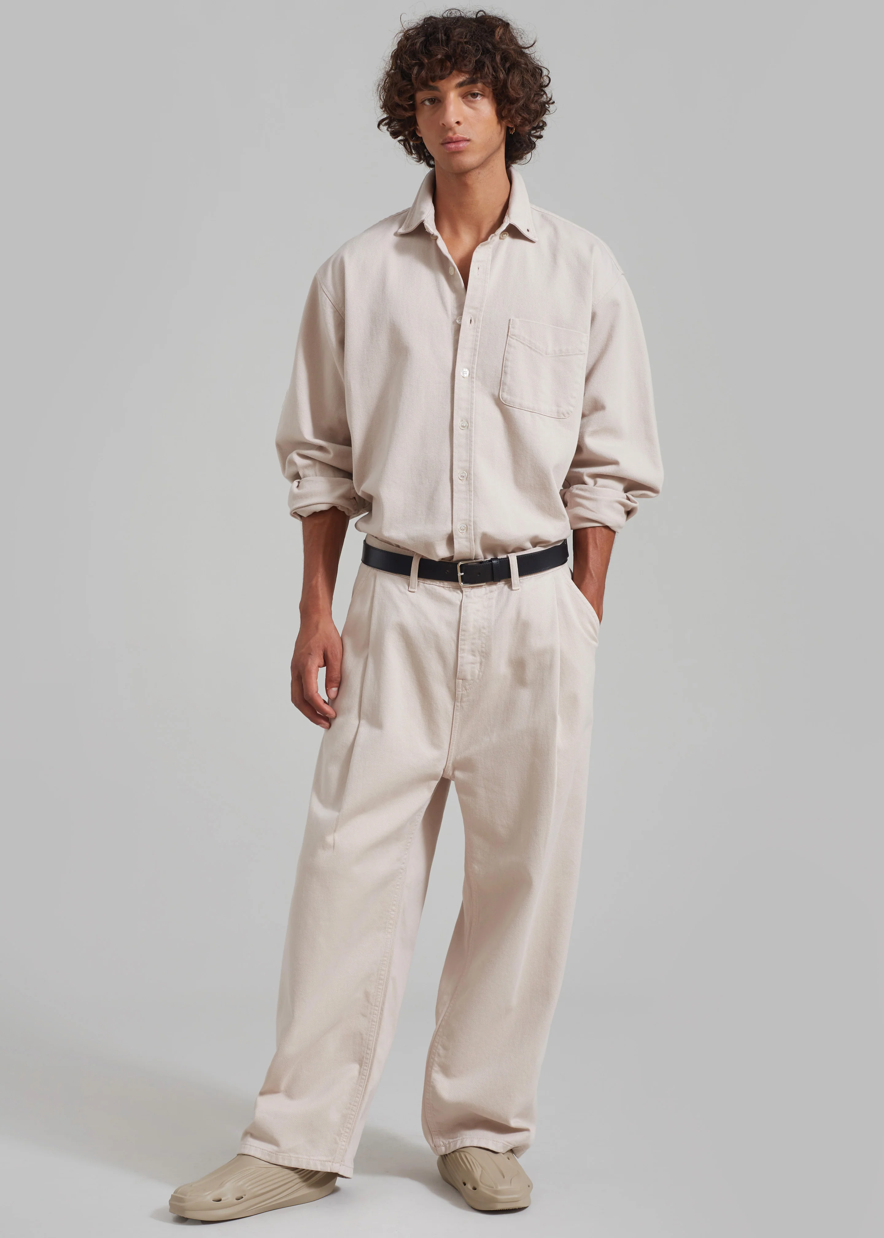 Sinclair Denim Shirt - Natural - Image 5