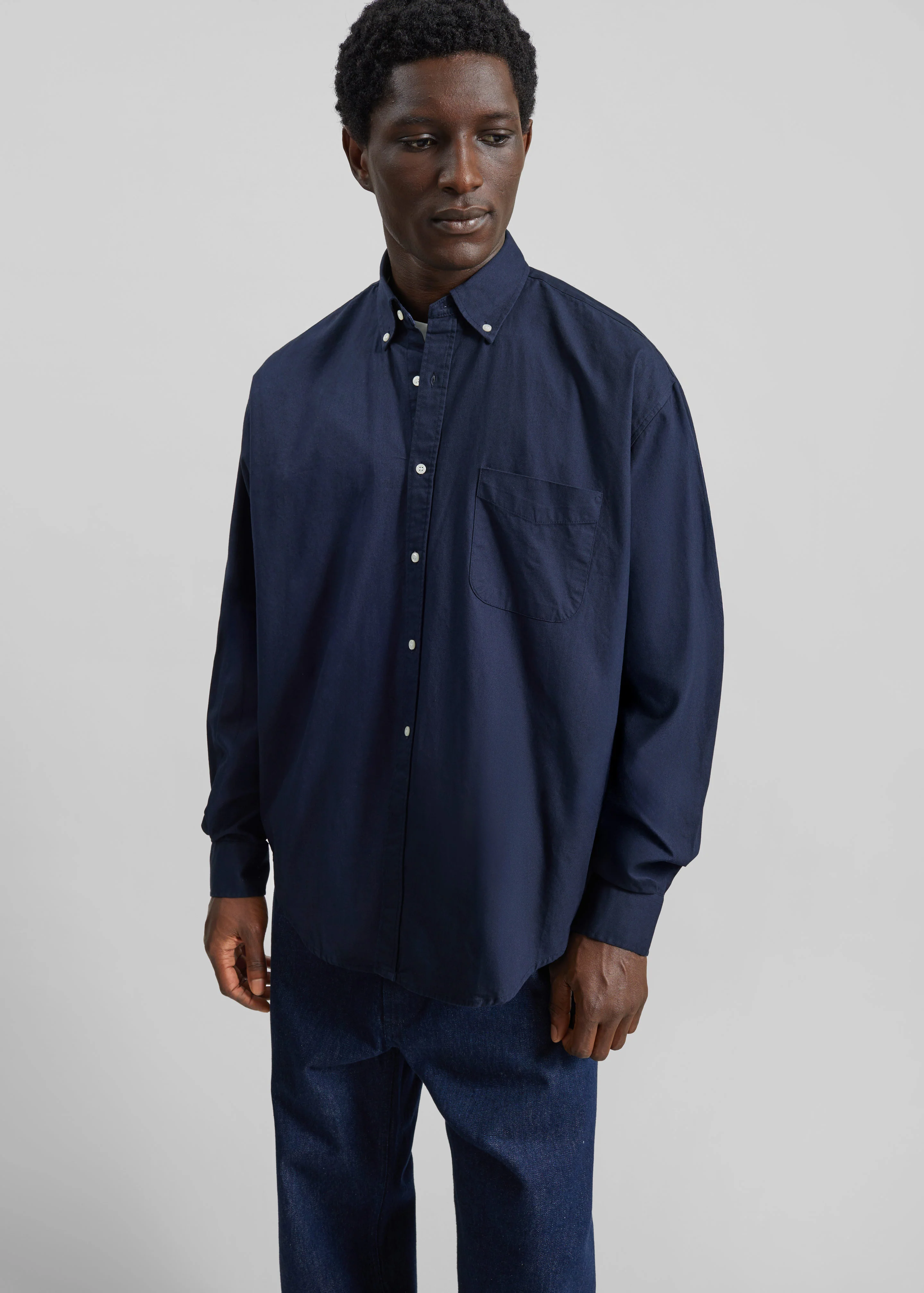 Sinclair Shirt - Navy - Image 5
