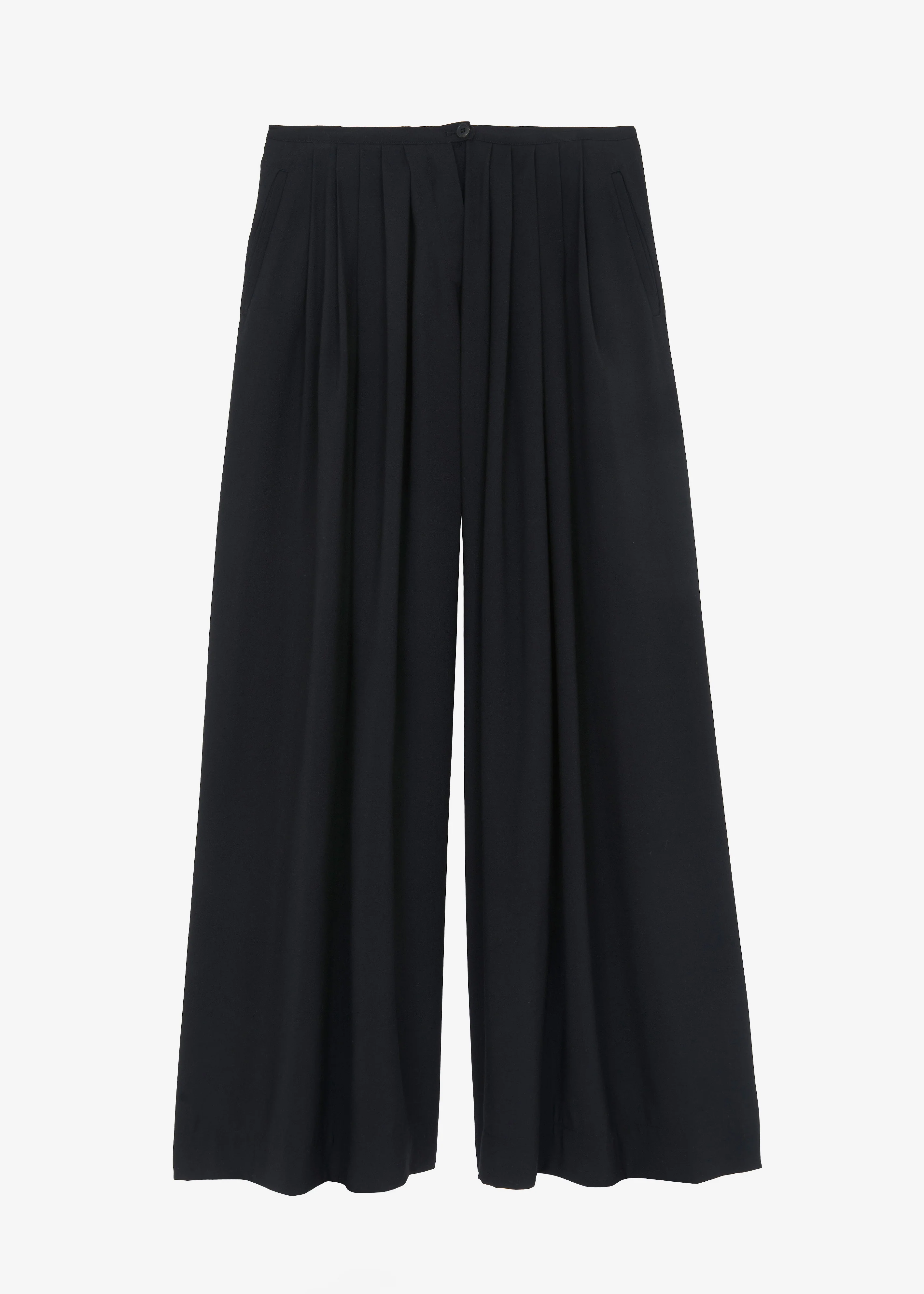 Sloane Wide Leg Trousers - Black - Image 10