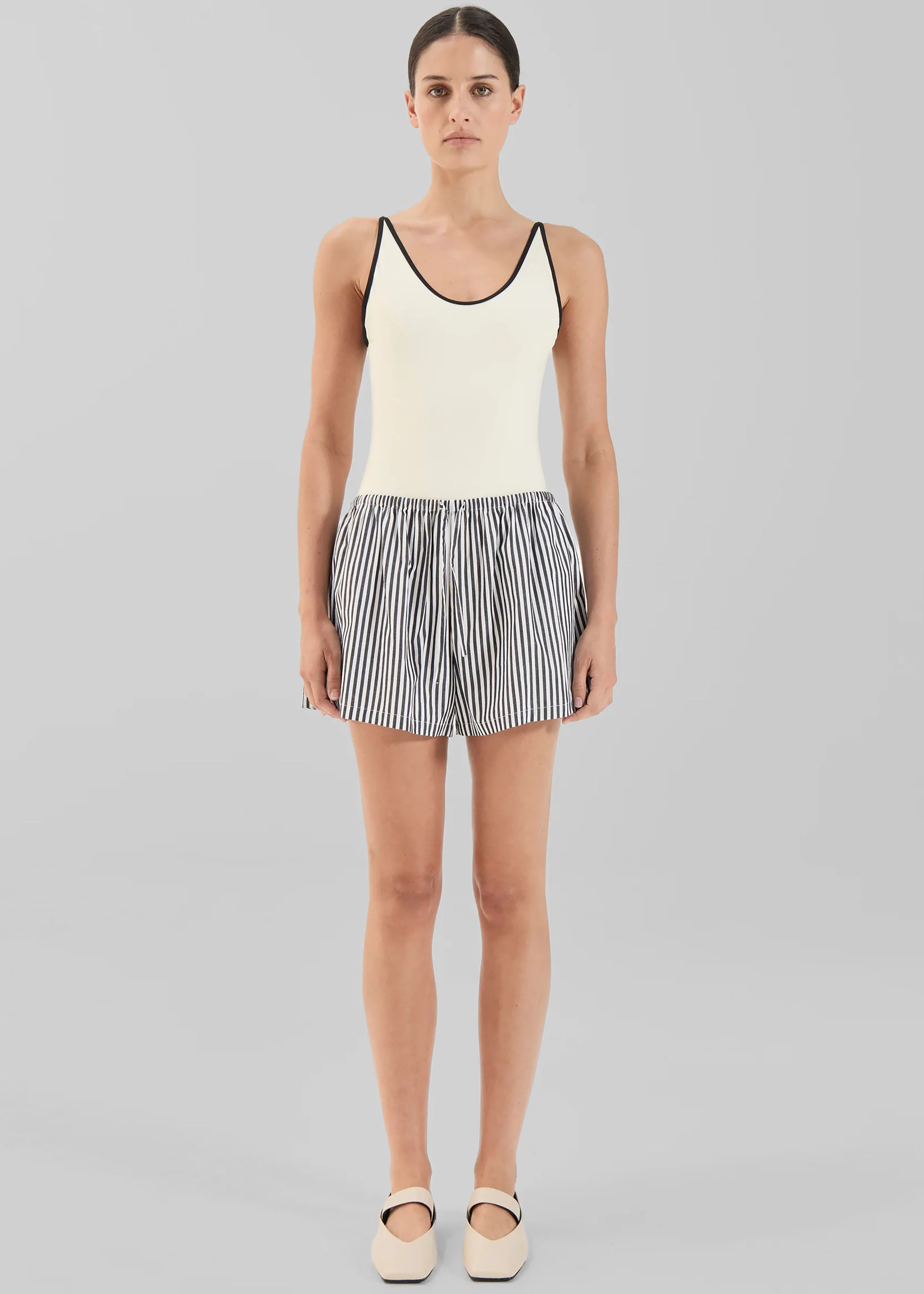 Solaqua Beau Shorts - Noir Stripe - Image 4