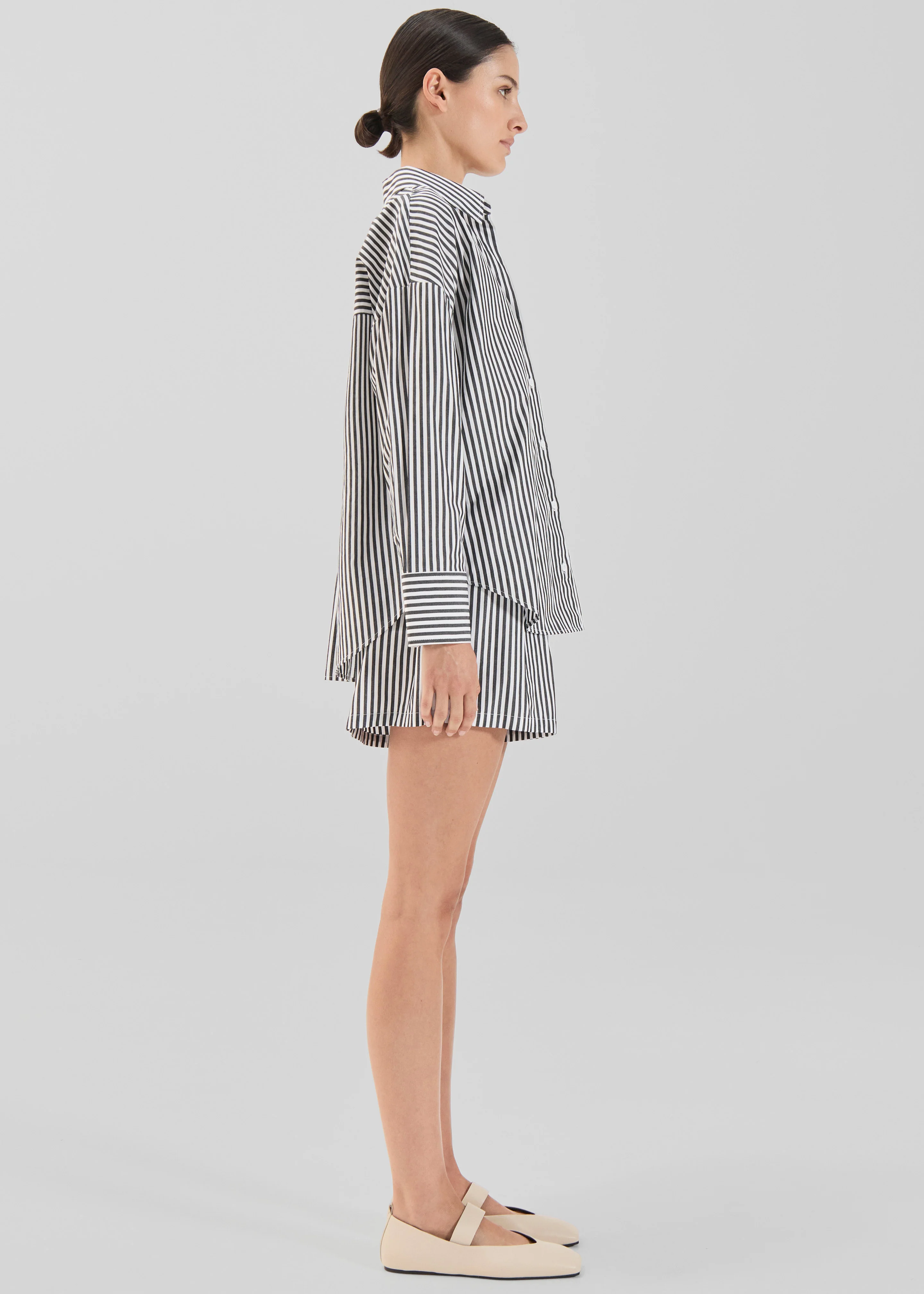 Solaqua Franca Shirt - Noir Stripe - Image 5