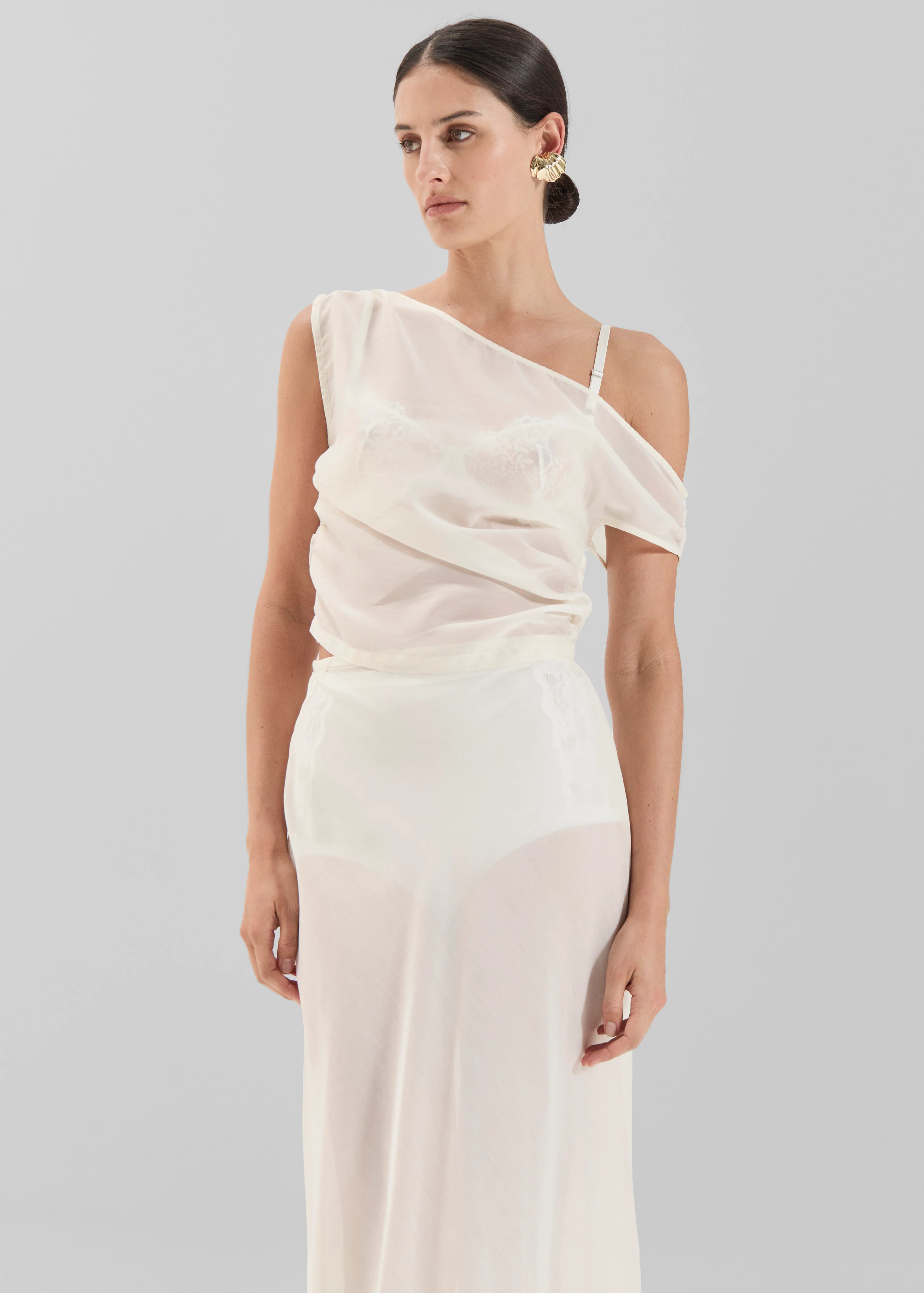 Solaqua Genevieve Top - Ivory - Image 2