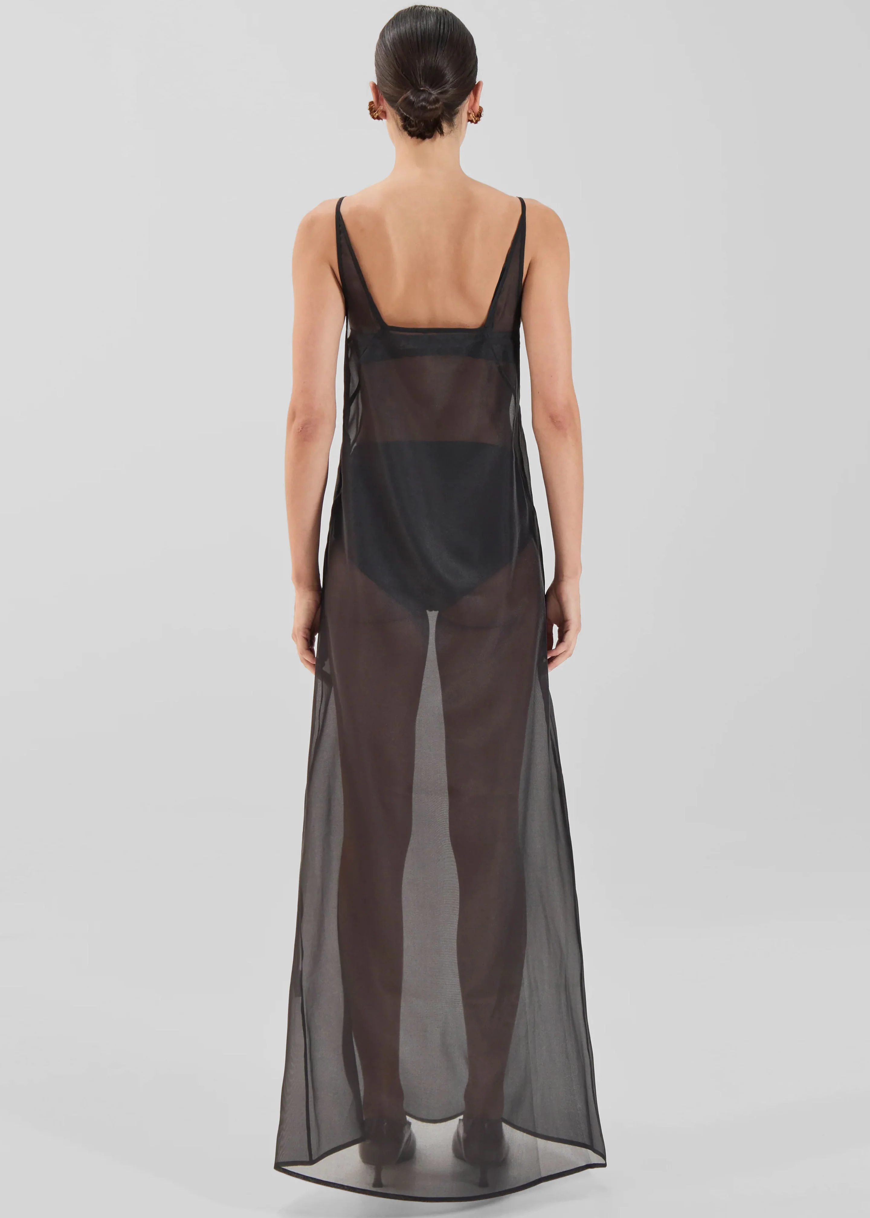 Solaqua Georgette Dress - Noir - Image 5