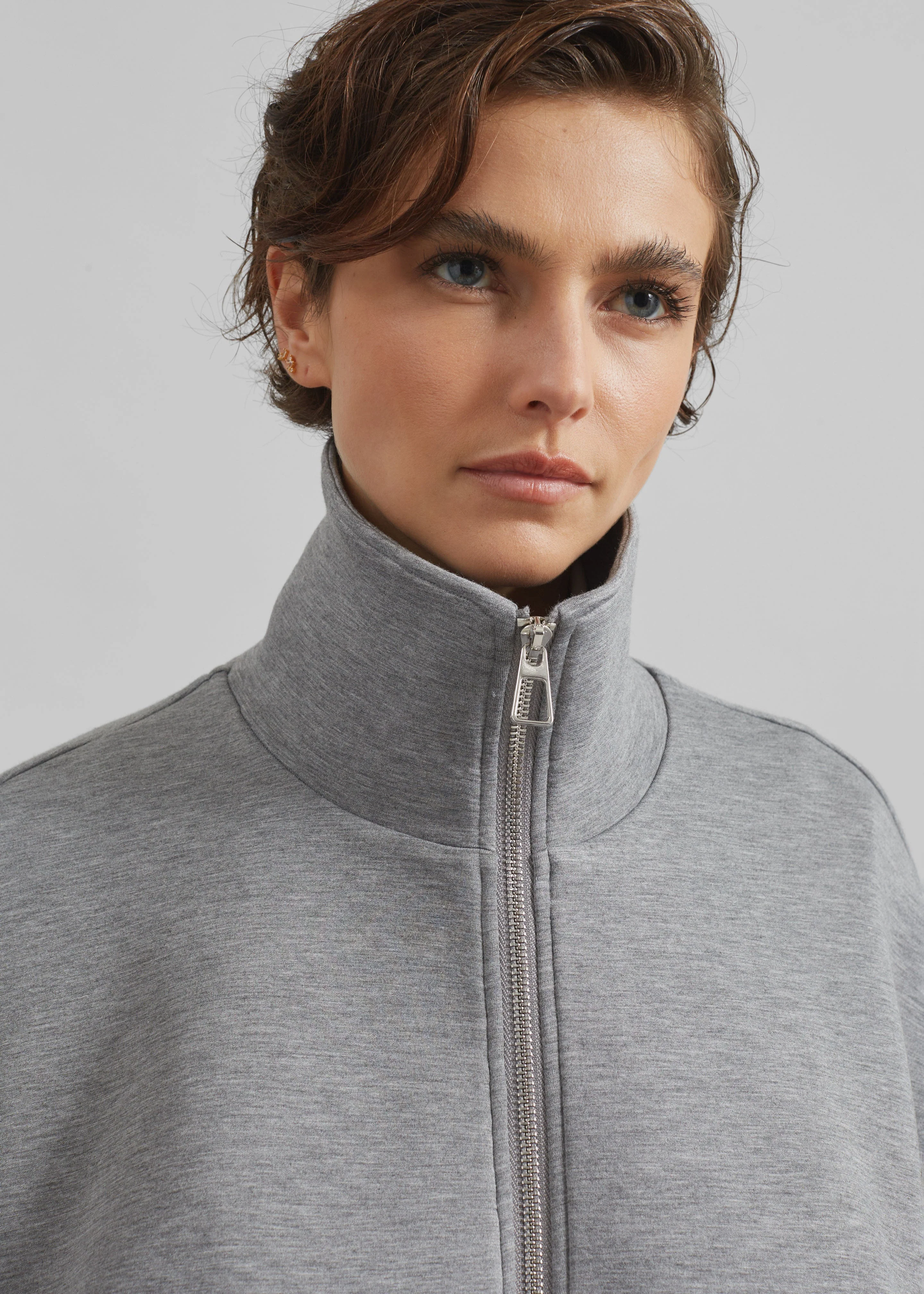 Sorelle Peplum Jacket - Grey - Image 4