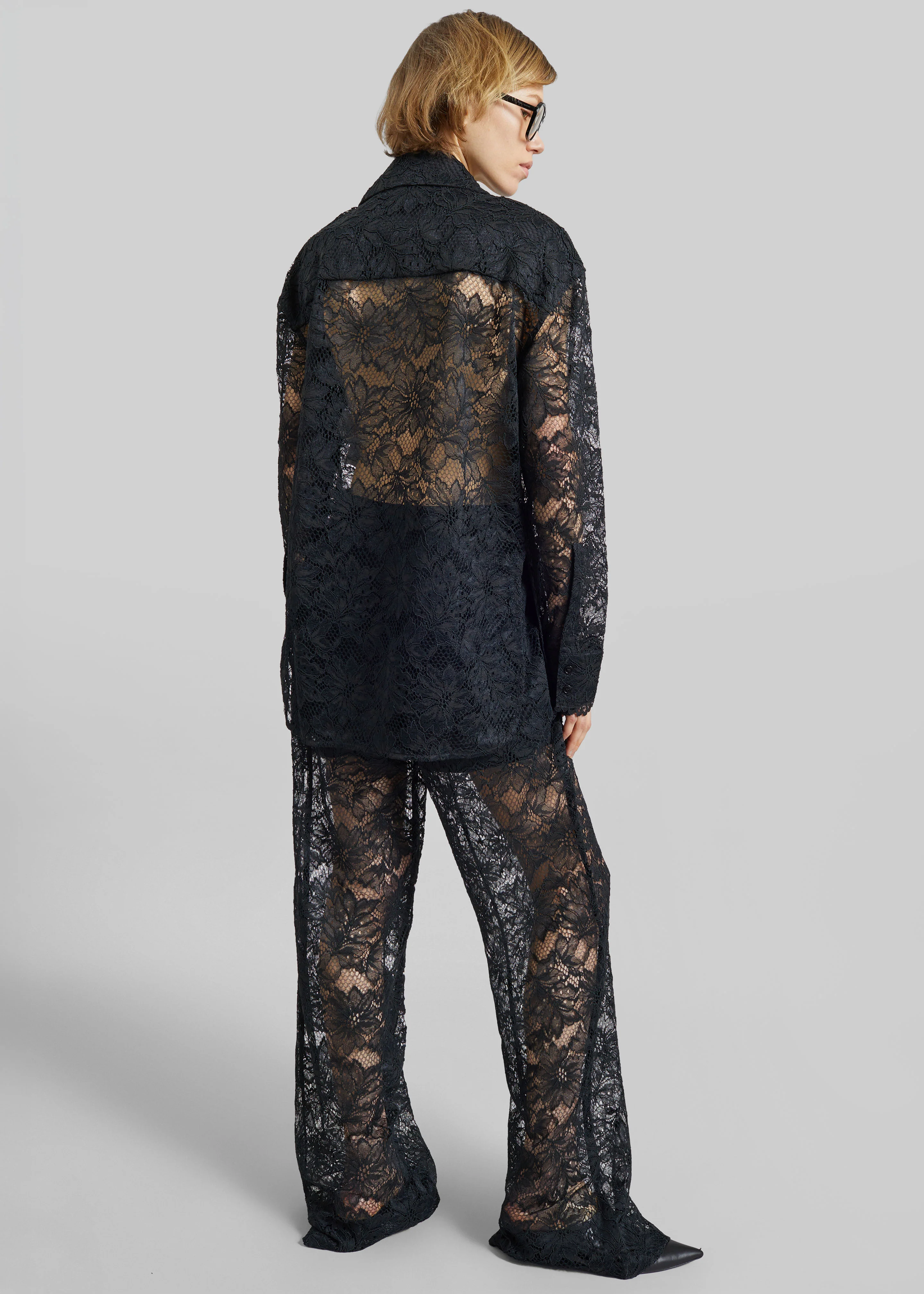 Sportmax Afoso Lace Trousers - Black - Image 6