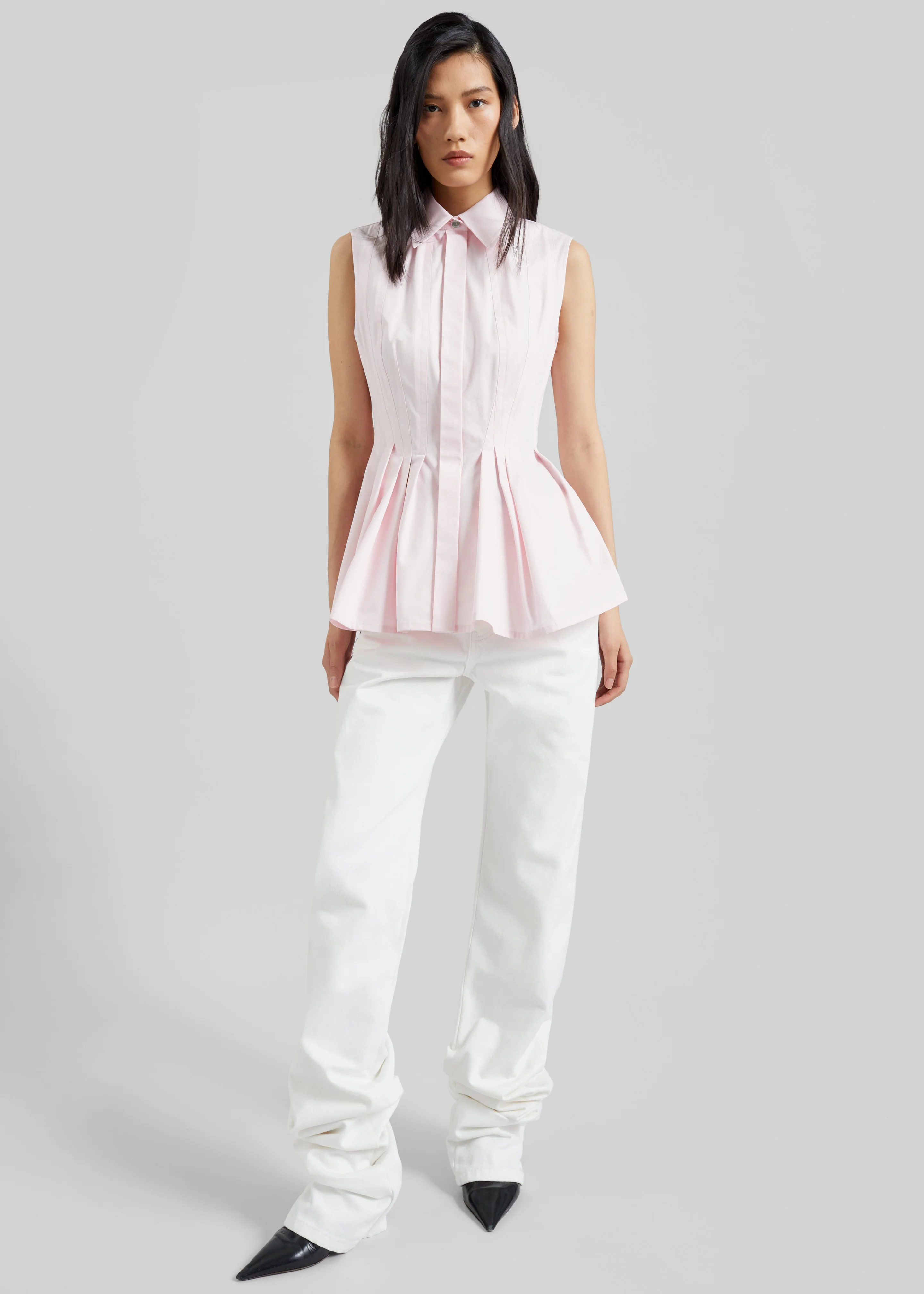 Sportmax Certosa Sleeveless Top - Pink - Image 3