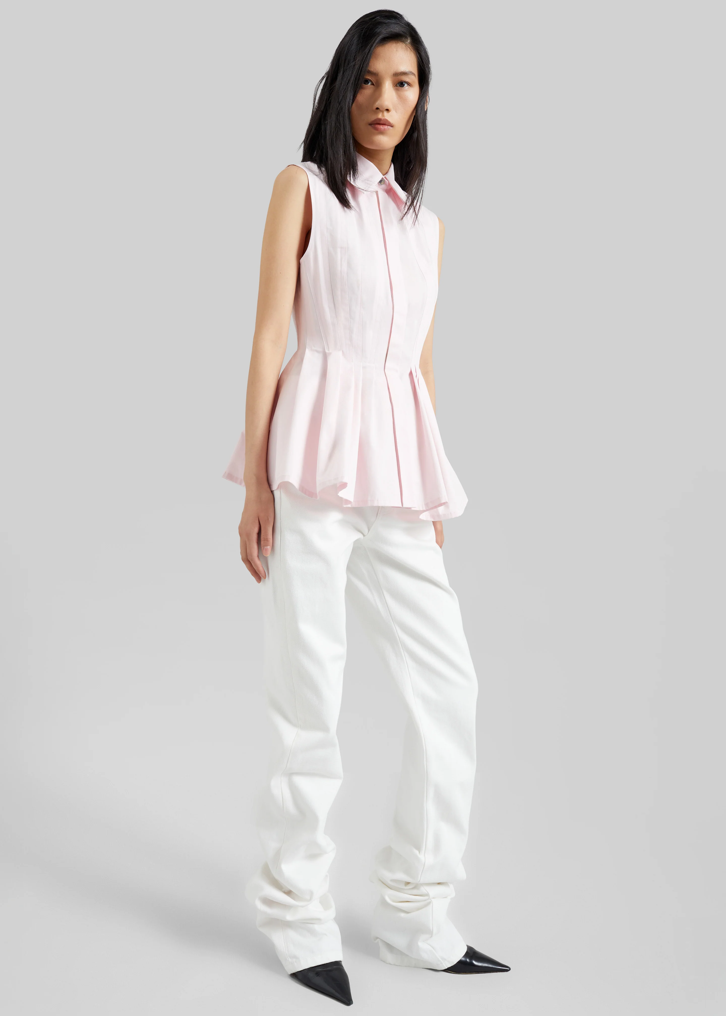 Sportmax Certosa Sleeveless Top - Pink - Image 5
