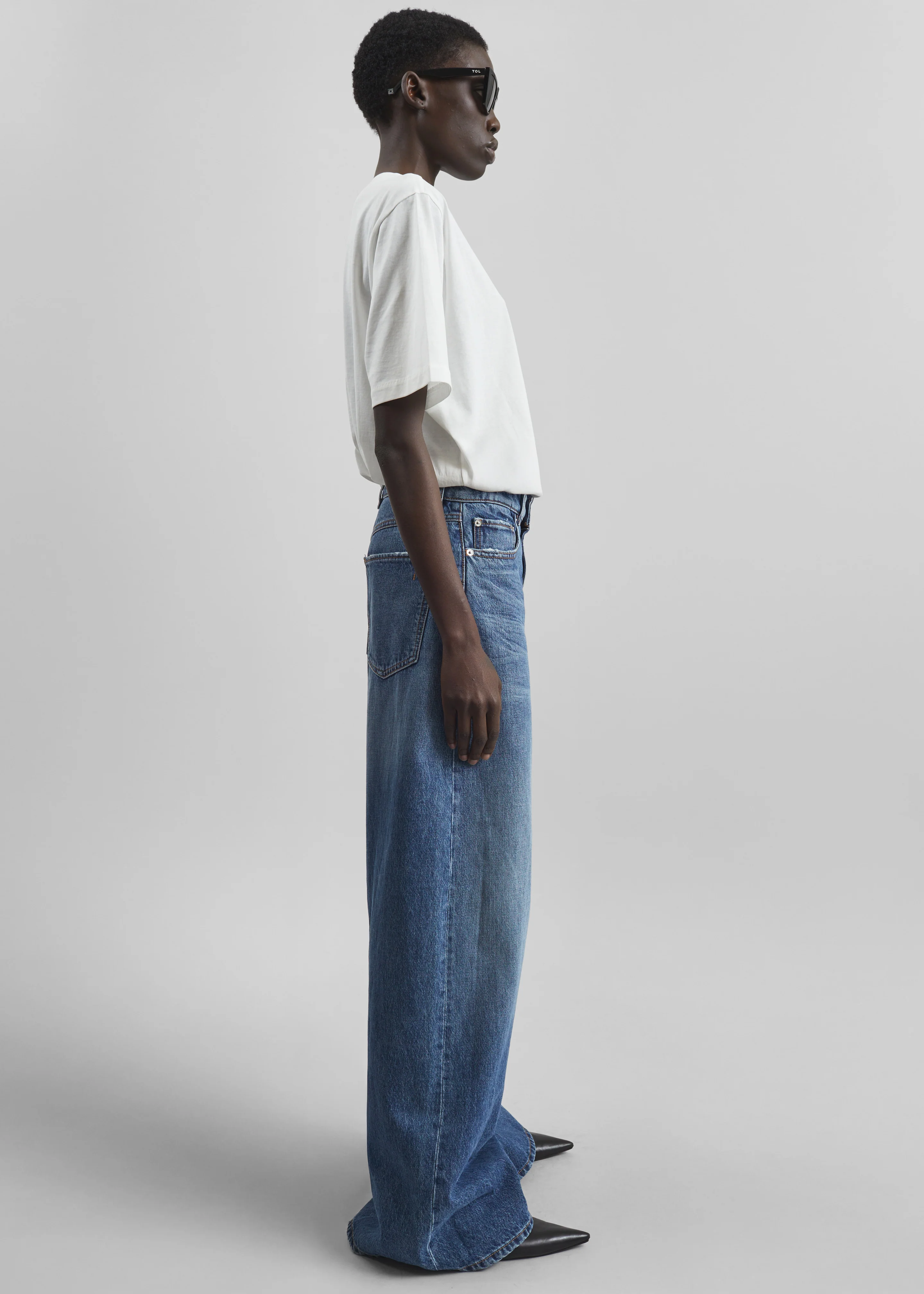 Sportmax Dangri Pants - Midnight Blue - Image 5