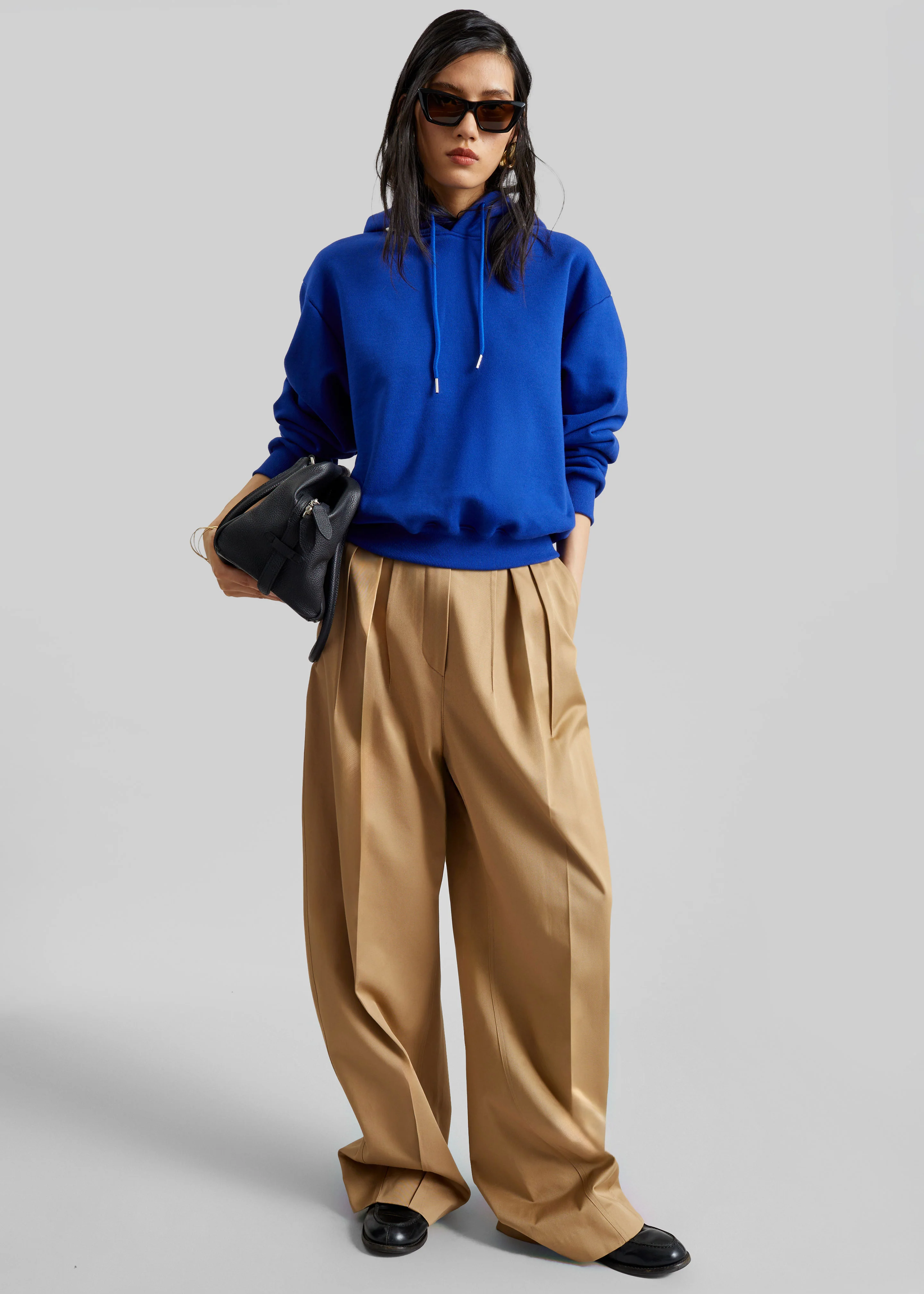 Sportmax Idoneo Oversized Gabardine Trousers - Biscuit - Image 5
