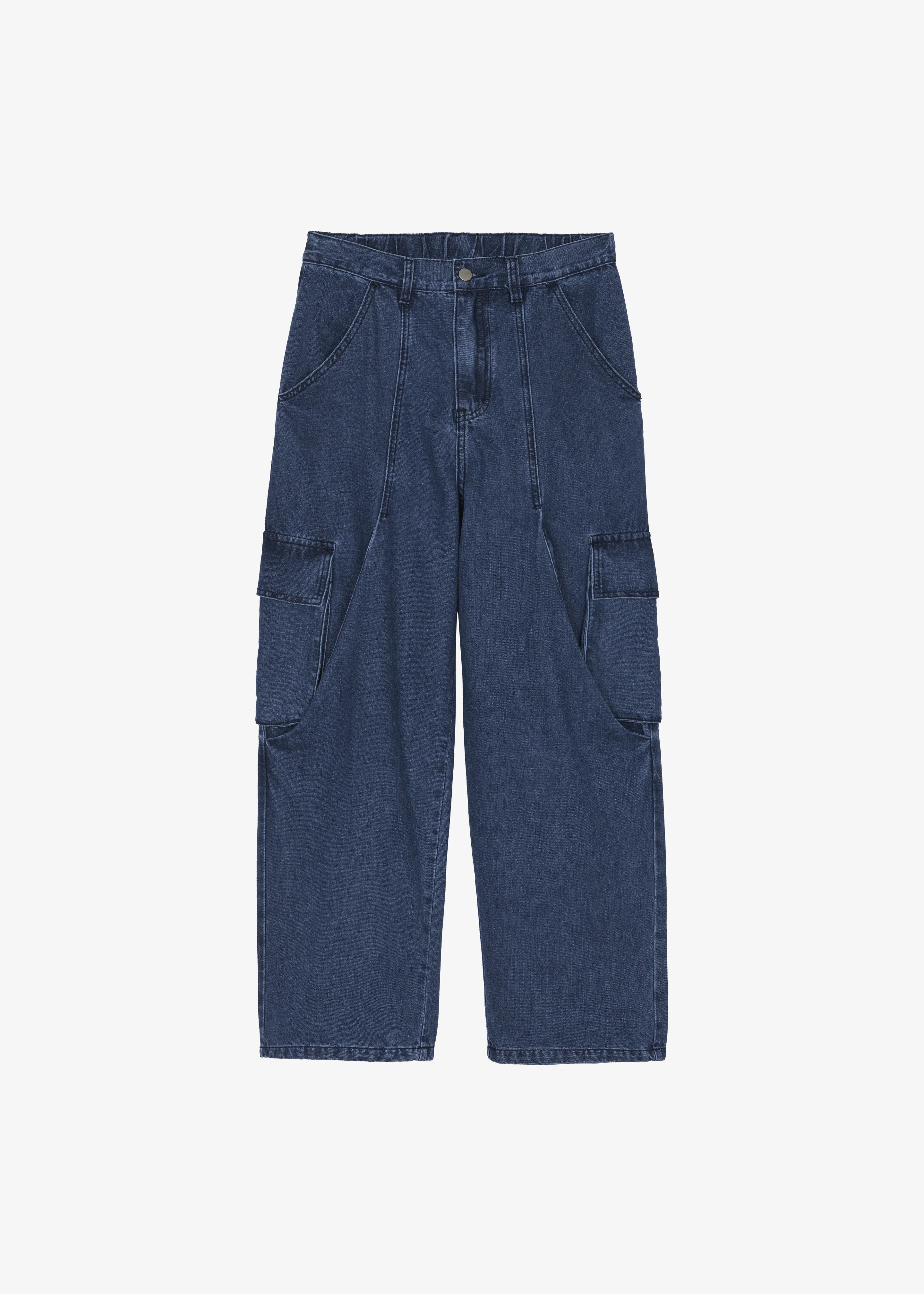 Stobra Cargo Jeans - Medium Wash - Image 8