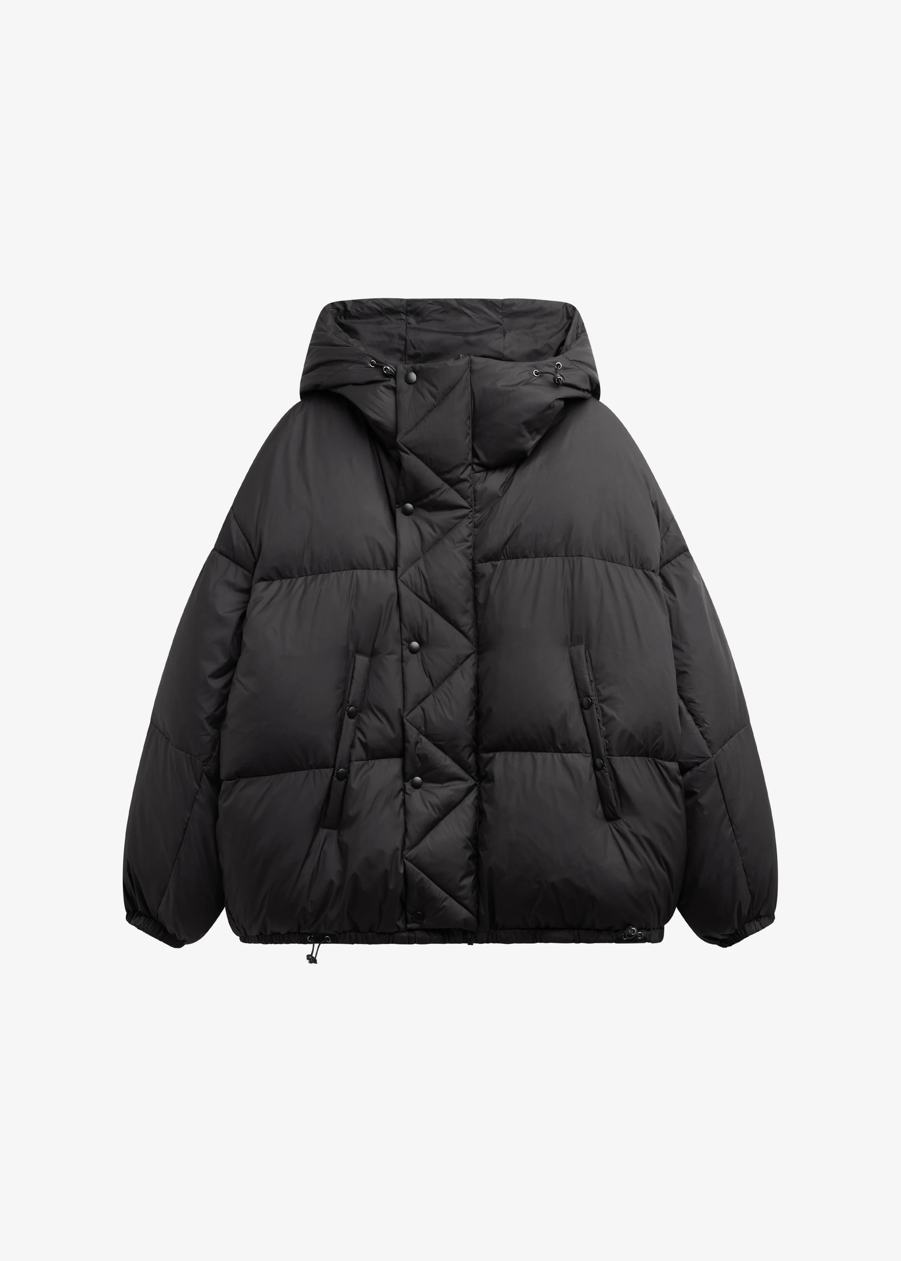 Strabane Puffer Jacket - Black - Image 8