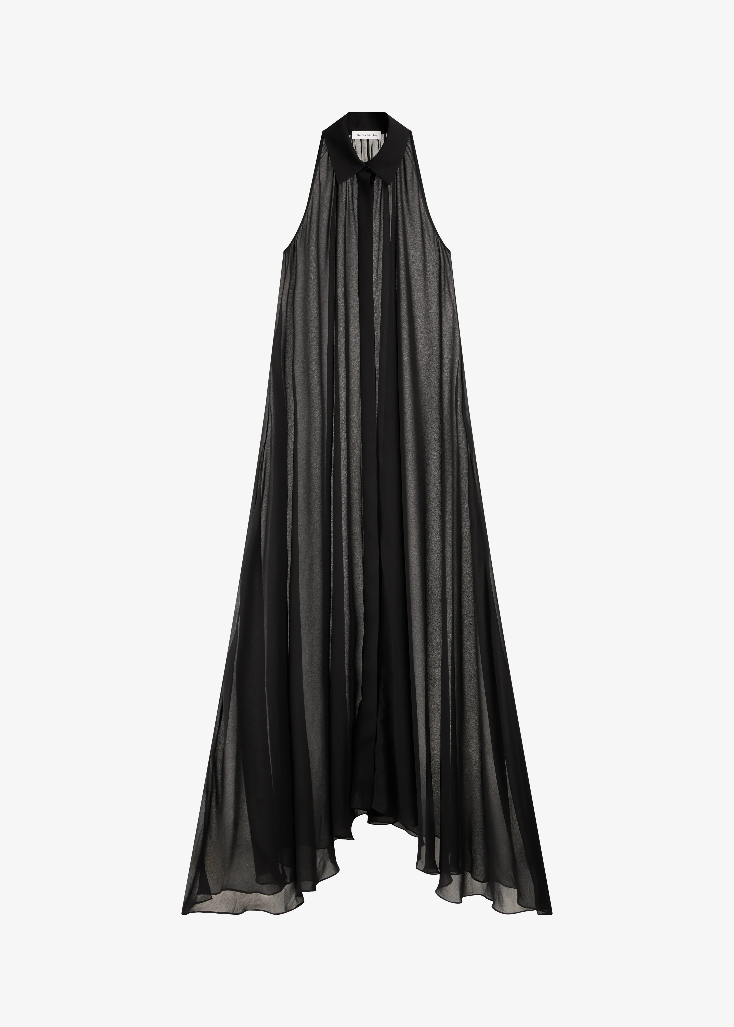 Sukie Sheer Halterneck Dress - Black - Image 7