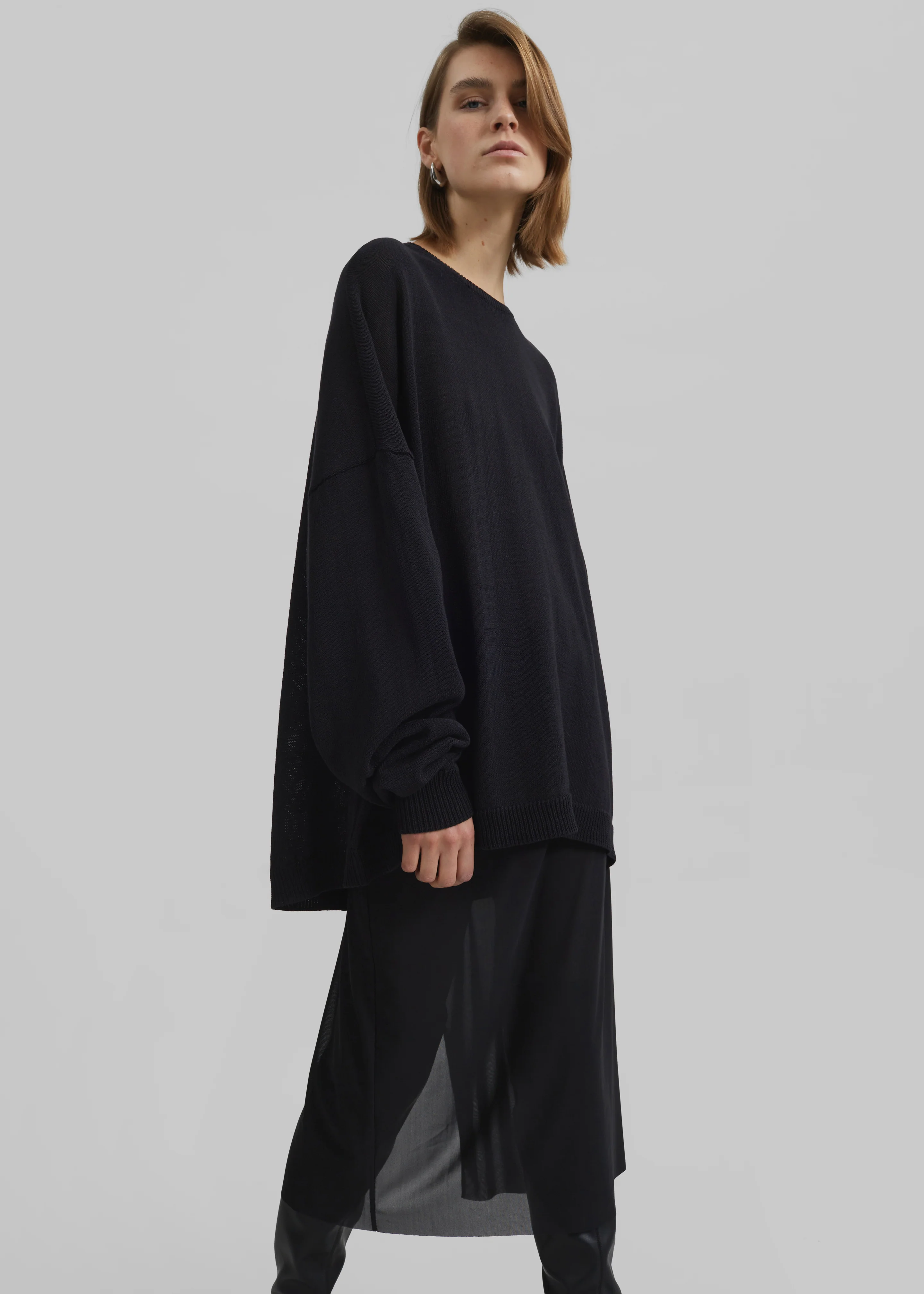 Suva Sheer Skirt - Black - Image 7