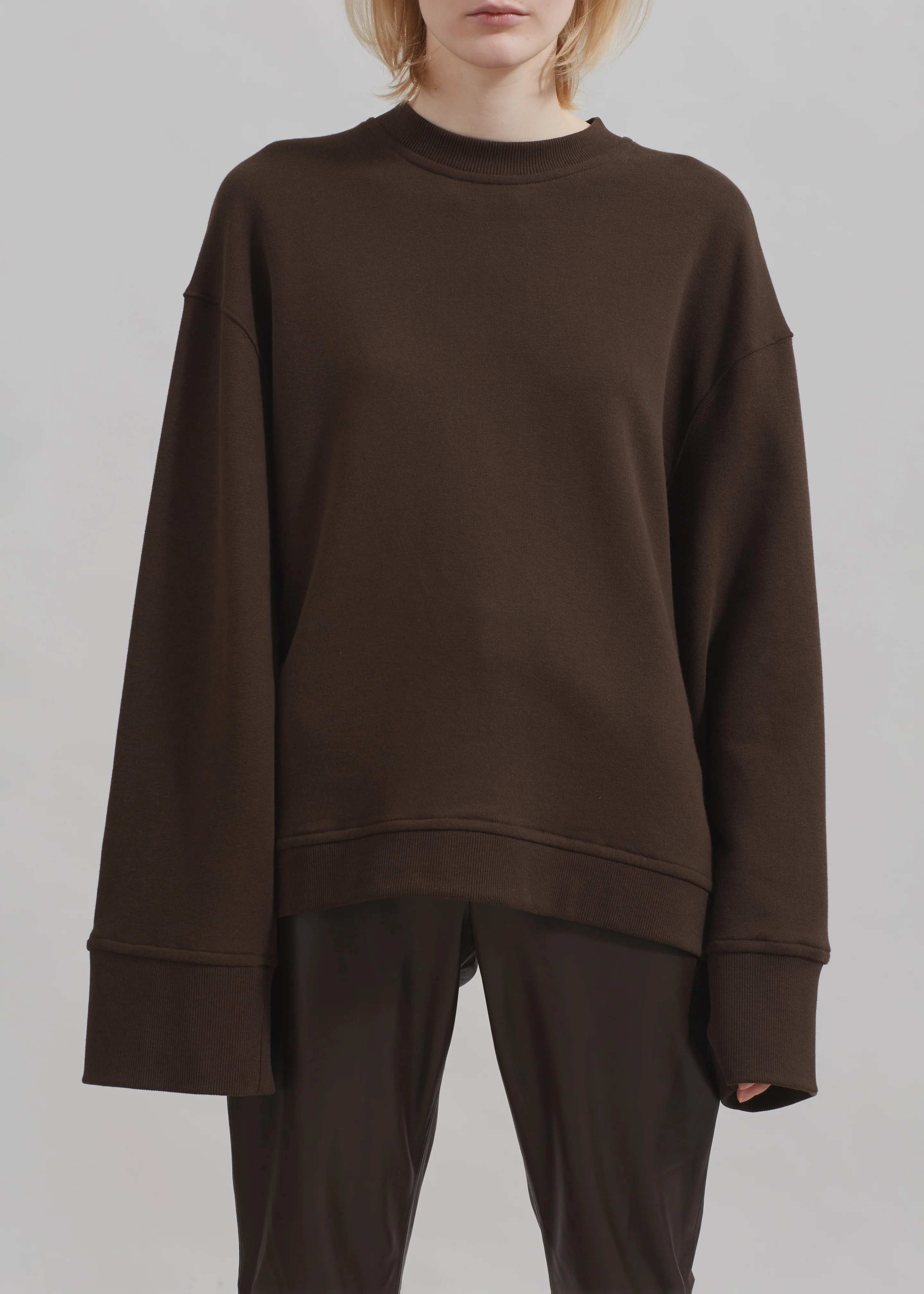 Talia Sweatshirt - Brown - Image 8