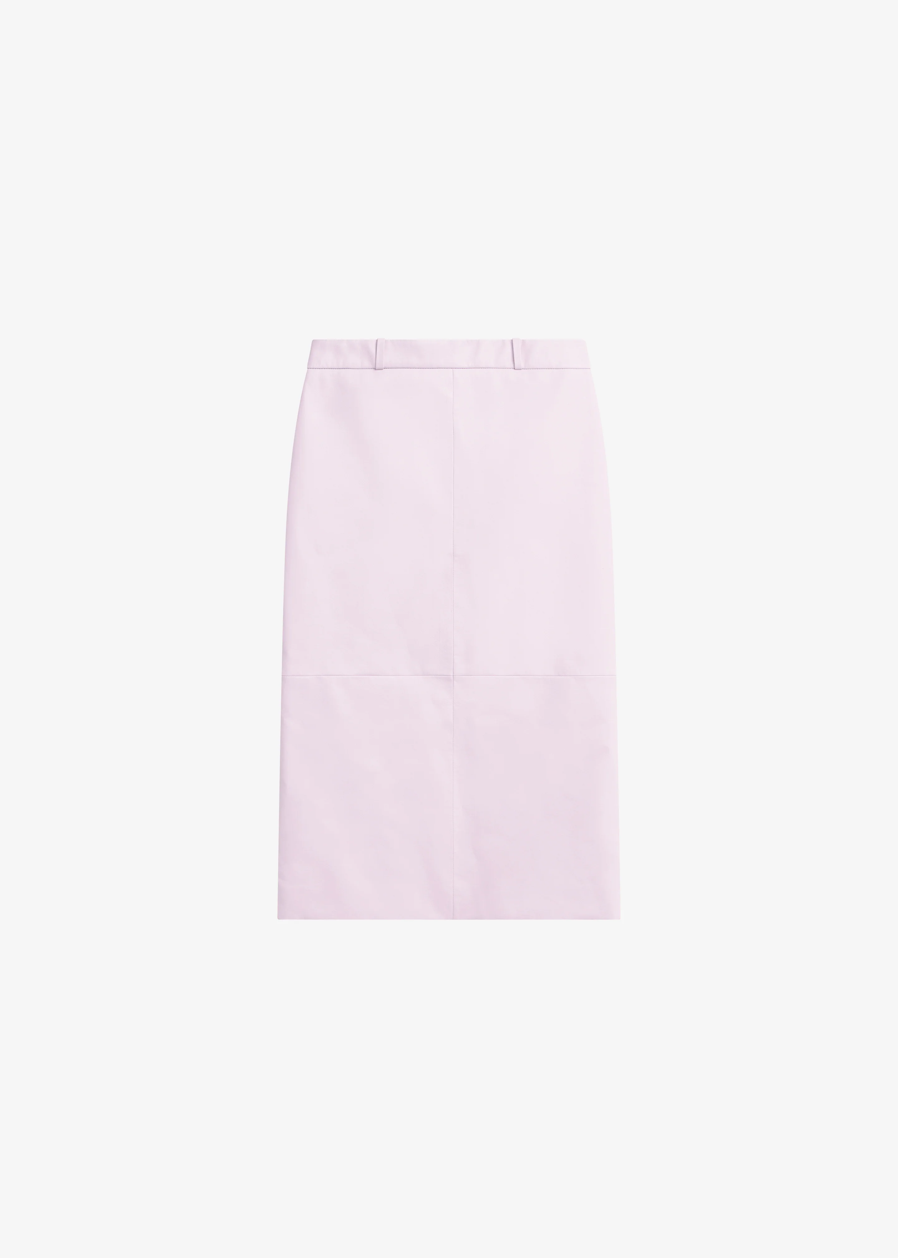 Taney Leather Pencil Skirt - Faded Pink - Image 10
