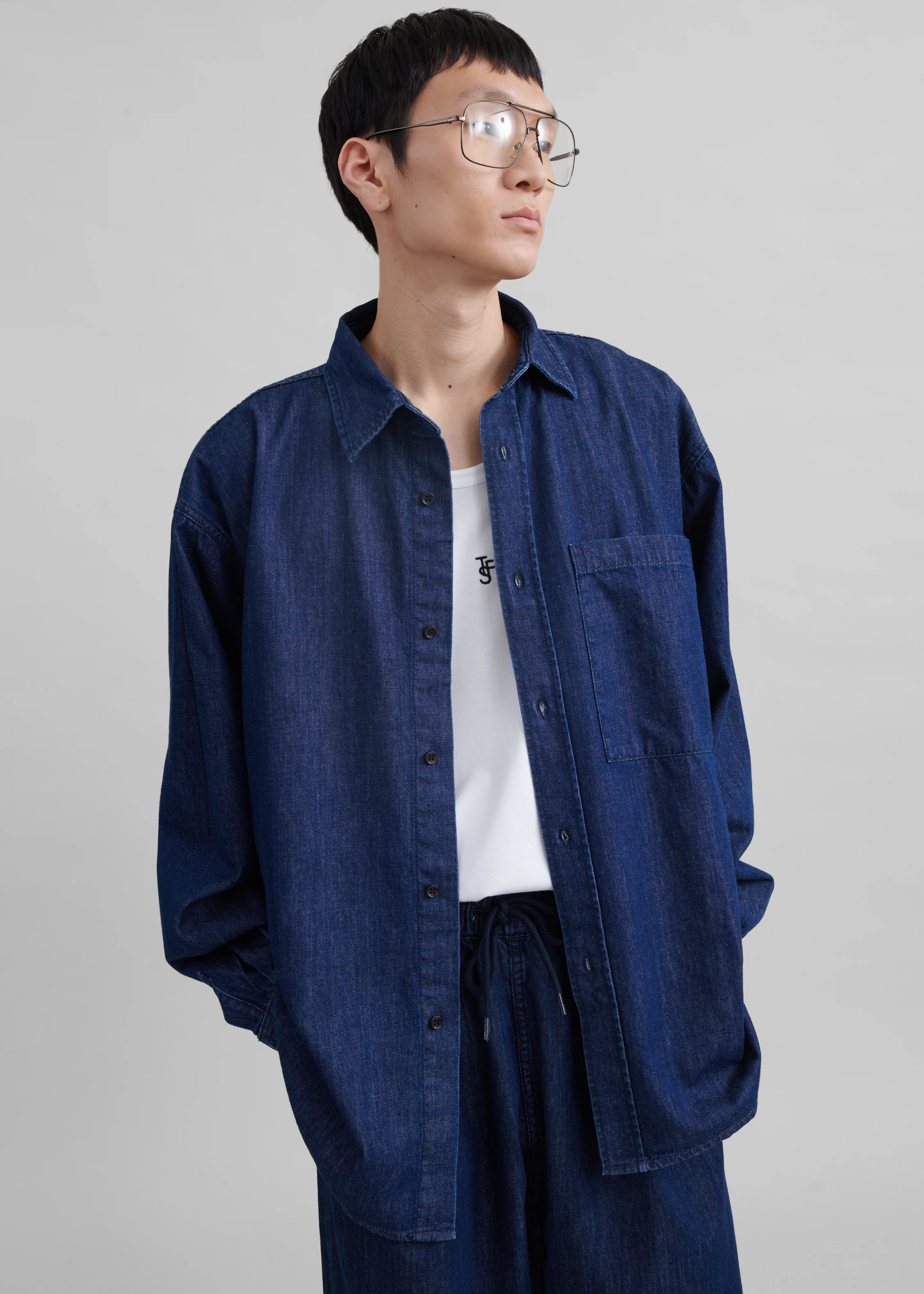 Tanner Denim Shirt - Raw Wash - Image 7