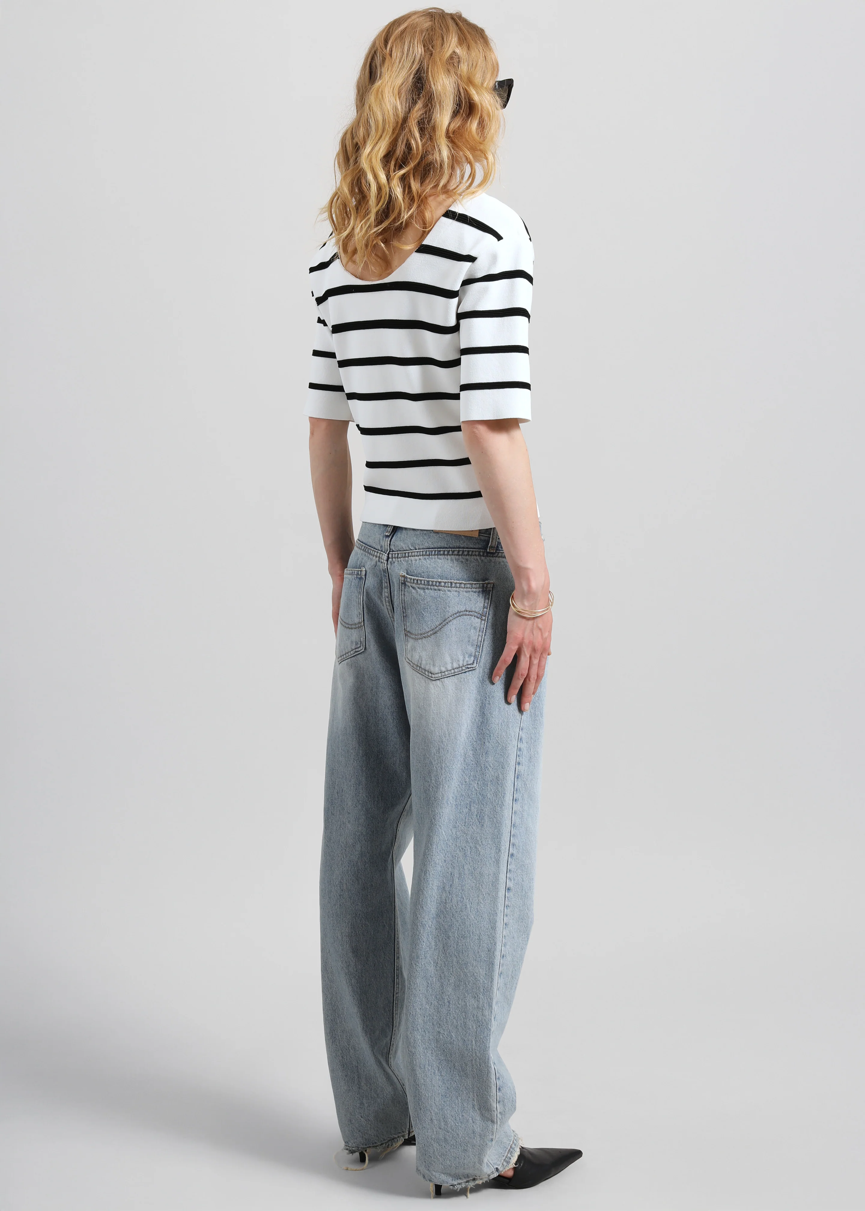 Tarmi Straight Leg Jeans - Light Wash - Image 8