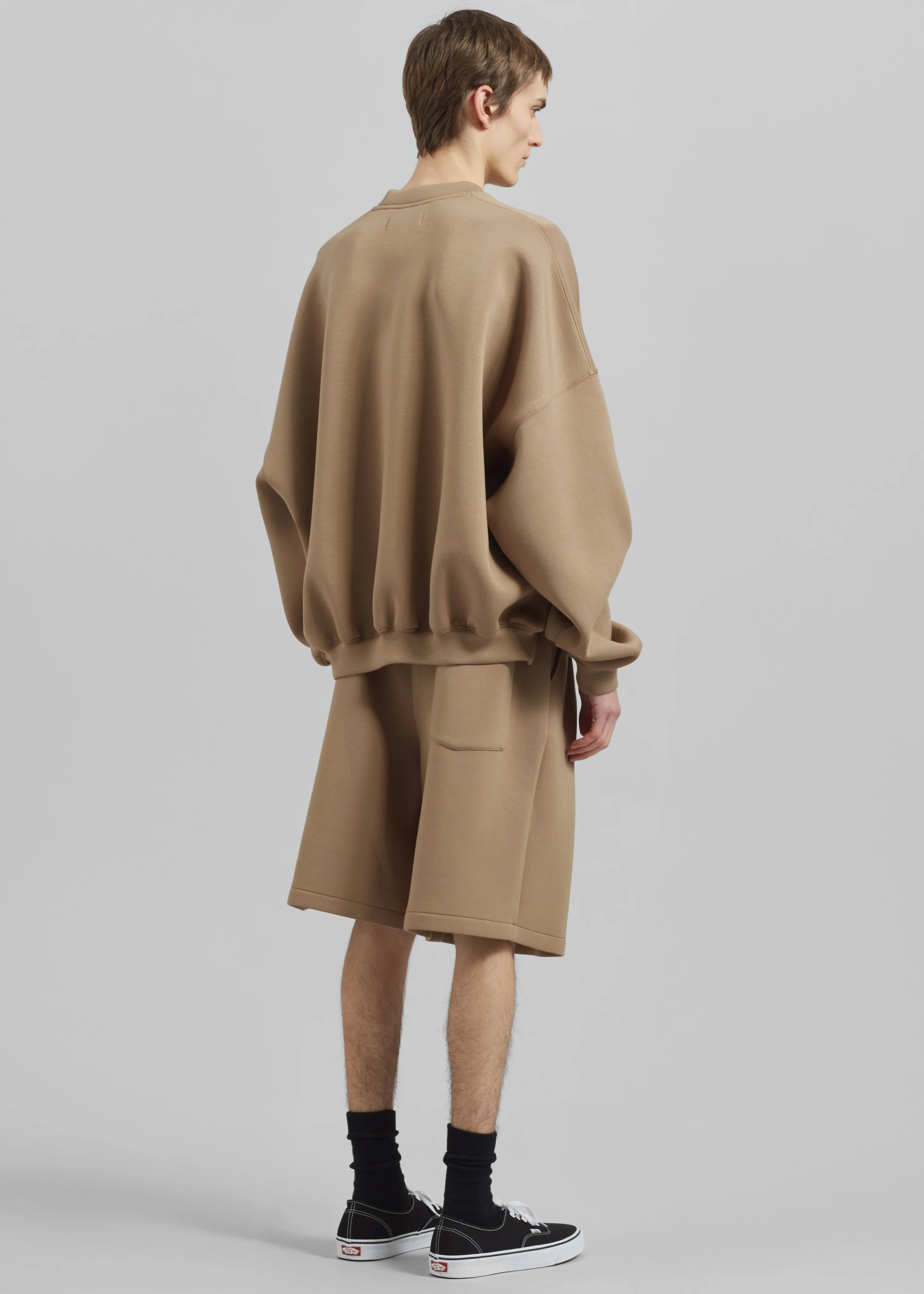 Tate Sweat Shorts - Camel - Image 5