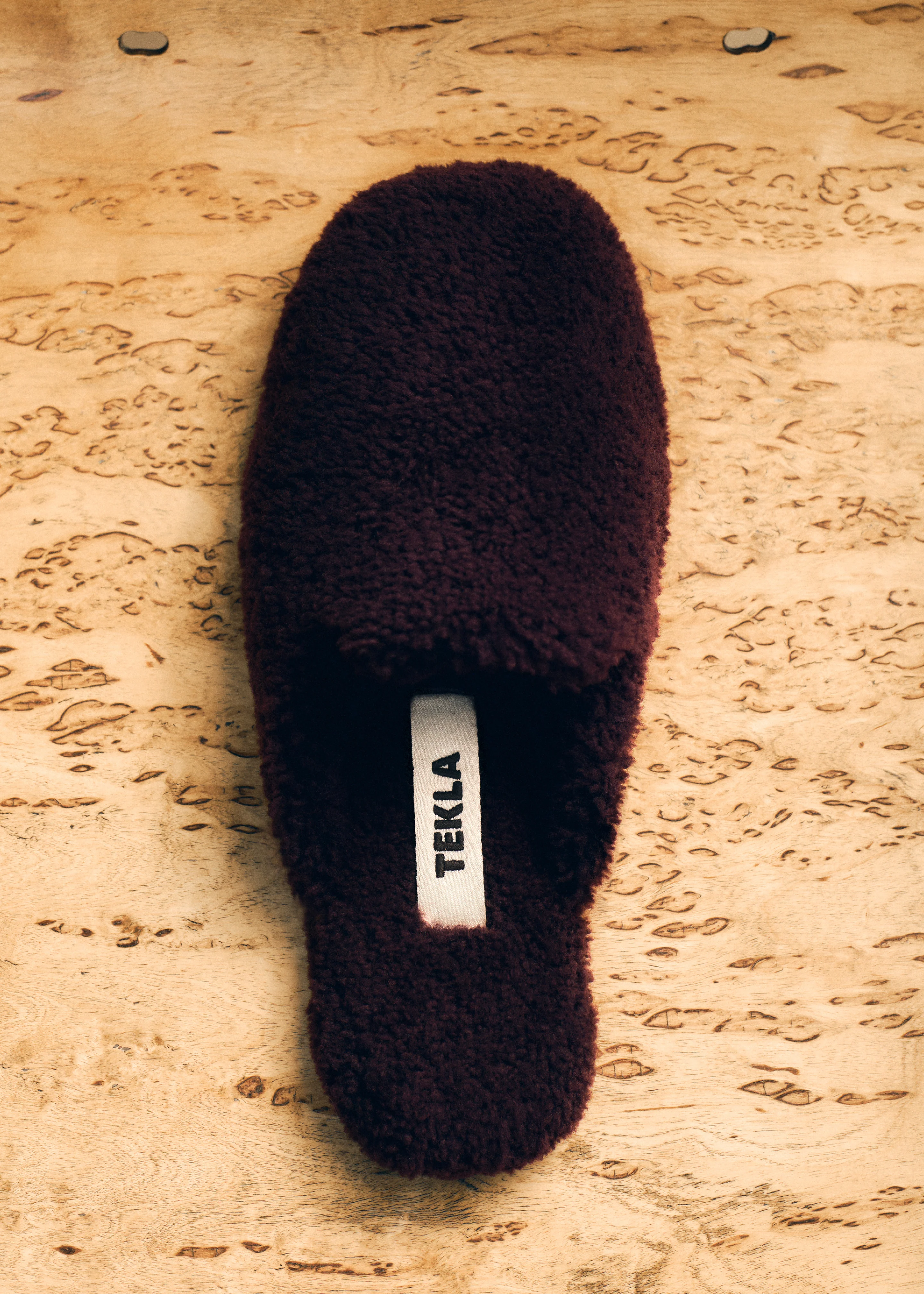 Tekla Home Slippers - Wine - Image 4