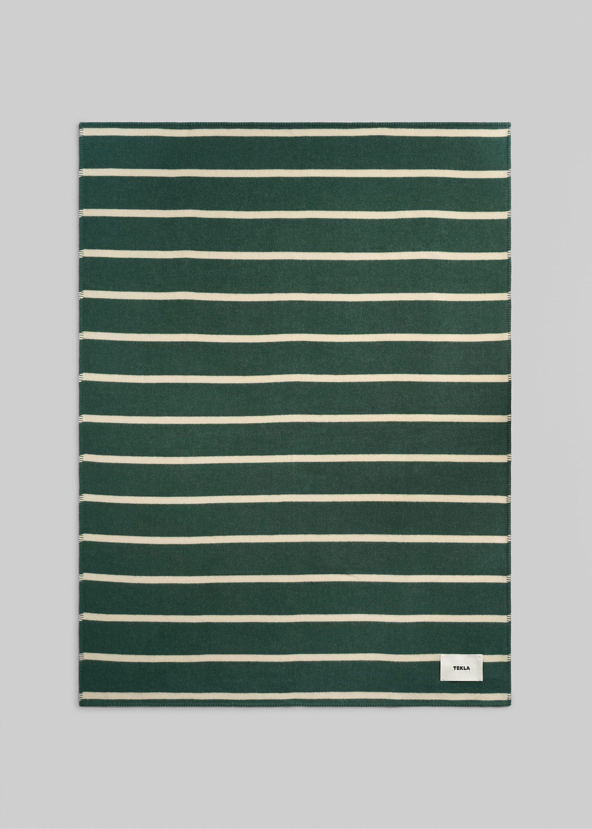 Tekla Lambswool Blanket - Rugby Stripes - Image 3