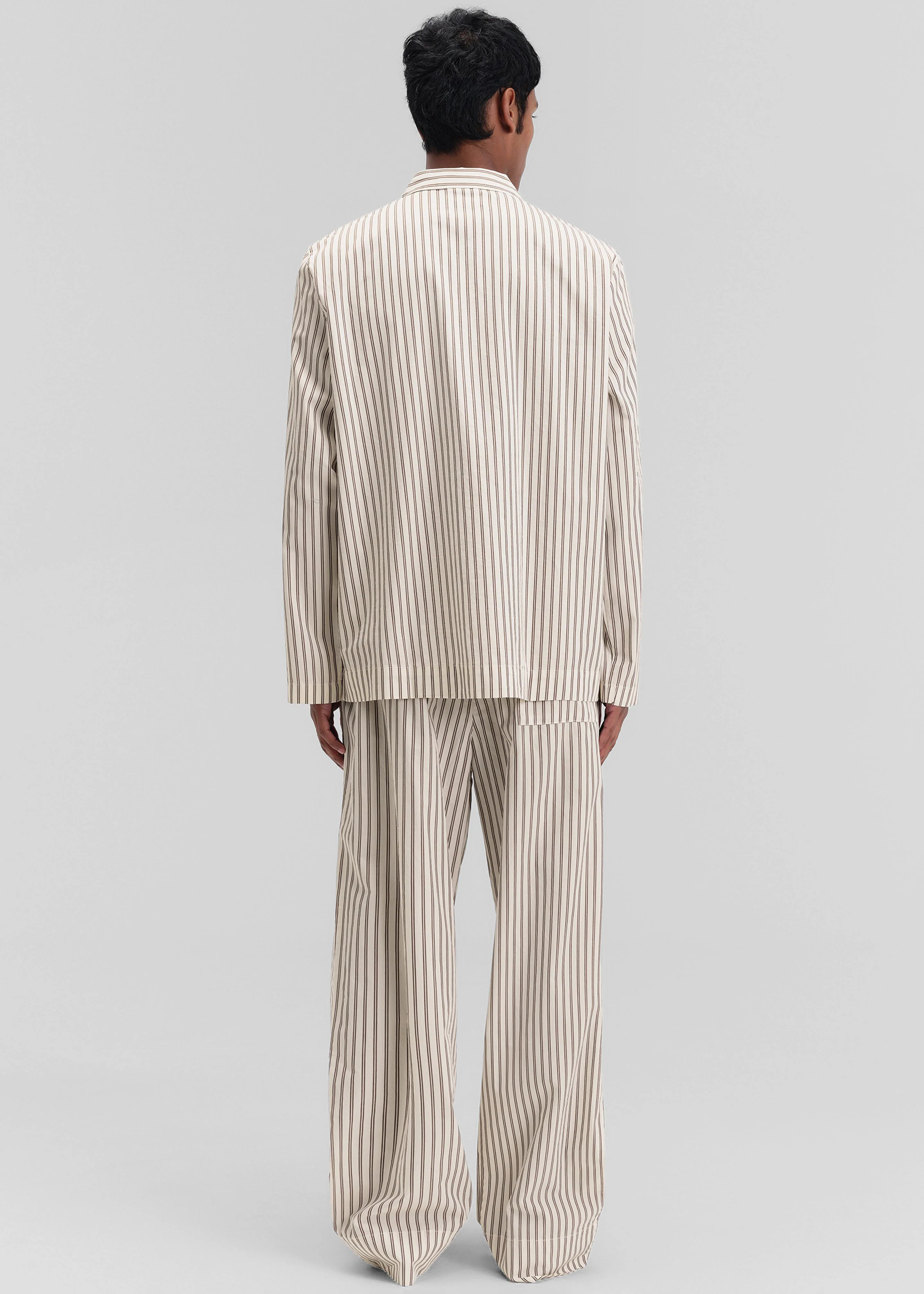 Tekla Poplin Pyjama Pants - Hopper Stripes - Image 7