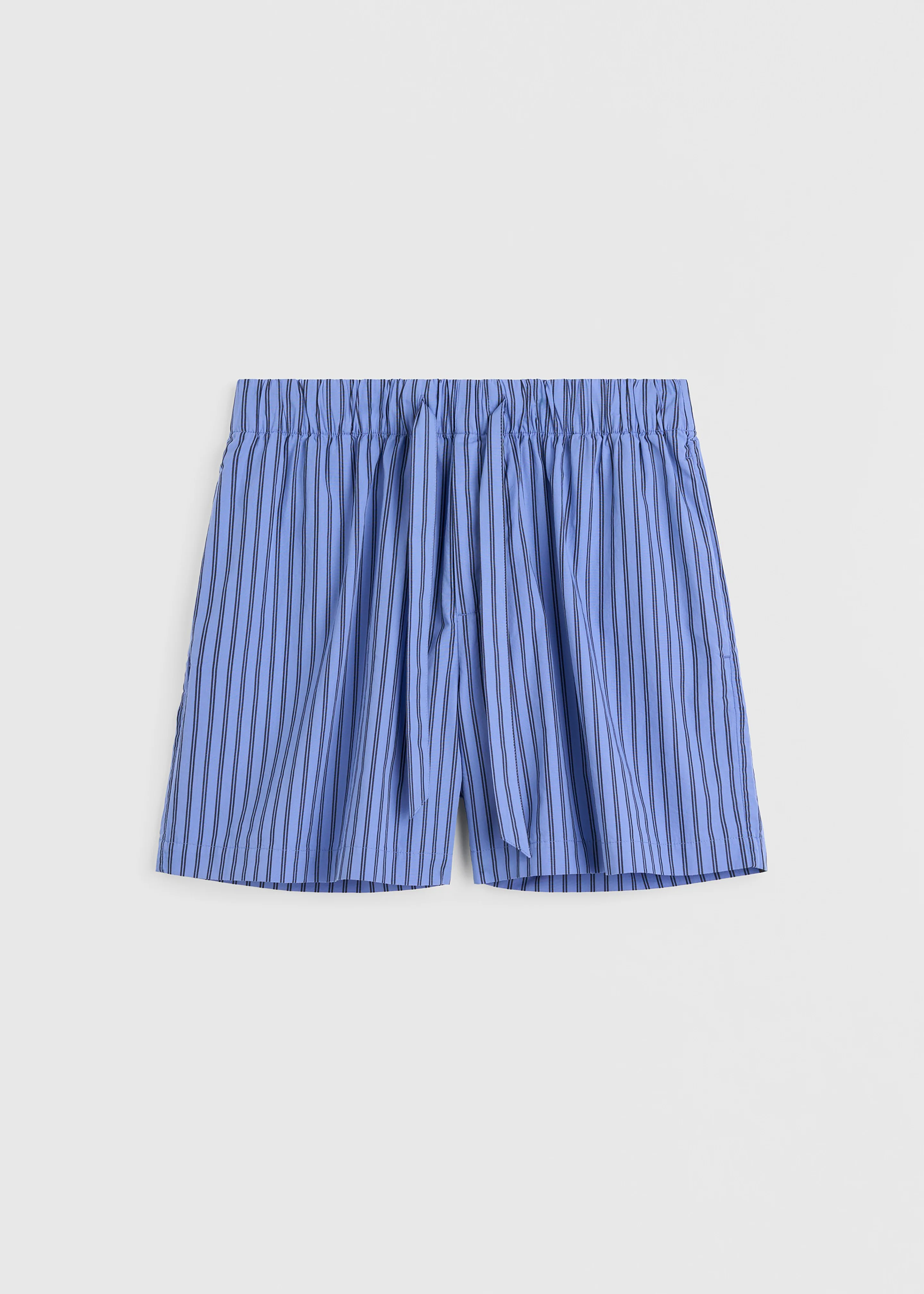 Tekla Poplin Pyjama Shorts - Boro Stripes - Image 10