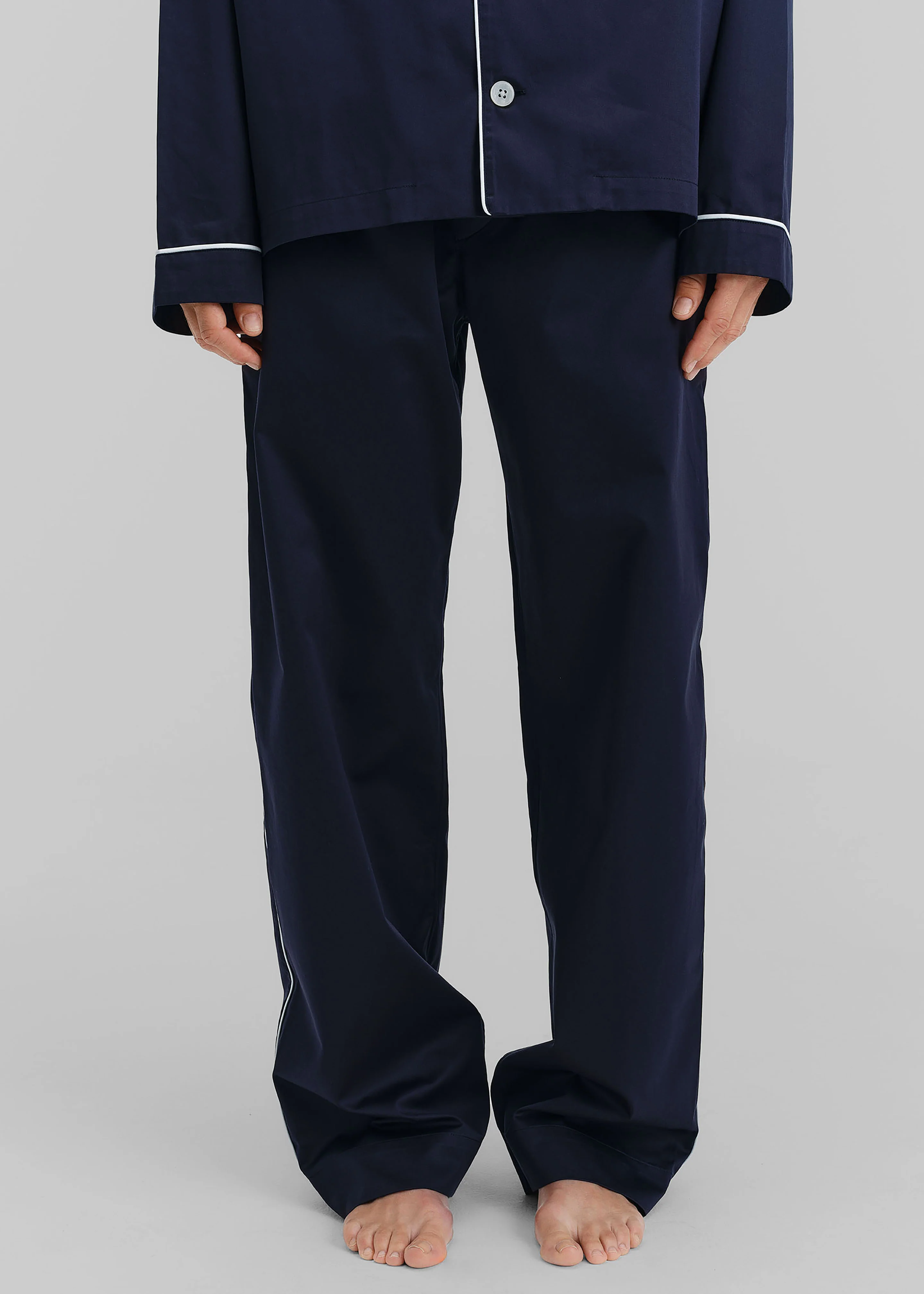Tekla Sateen Pyjama Pants - Chelsea - Image 7