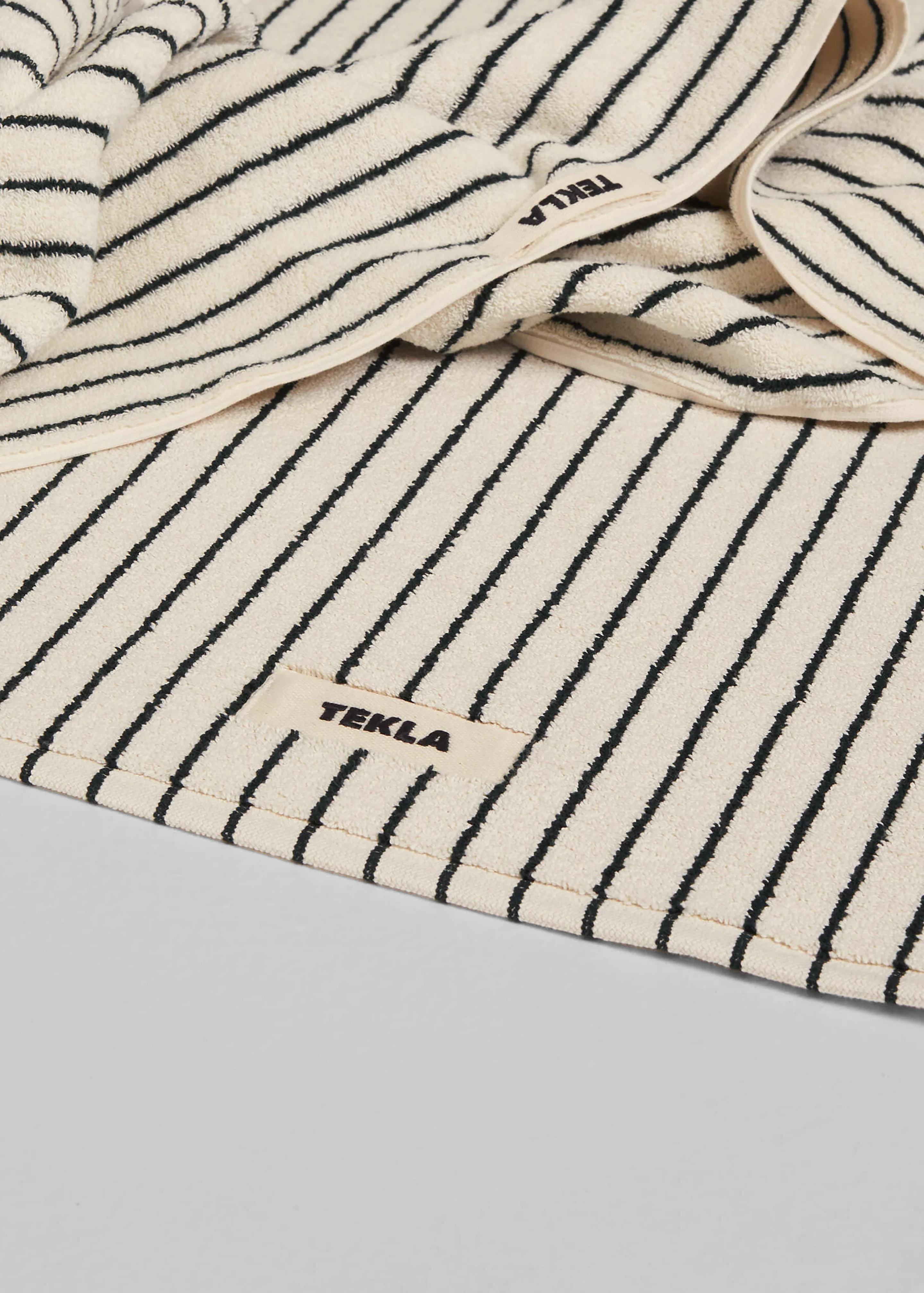 Tekla Towel - Racing Green Stripes - Image 4