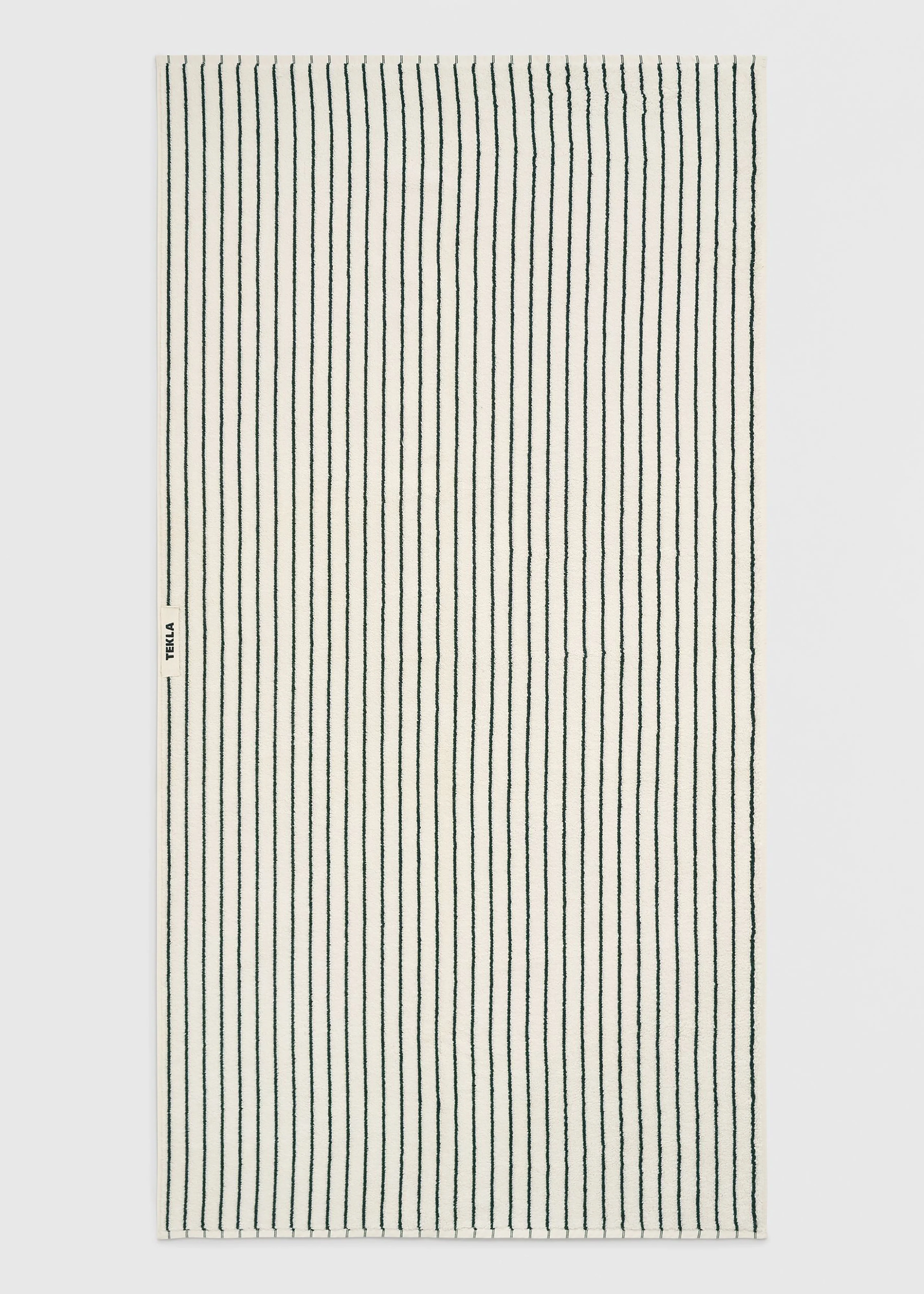 Tekla Towel - Racing Green Stripes - Image 6