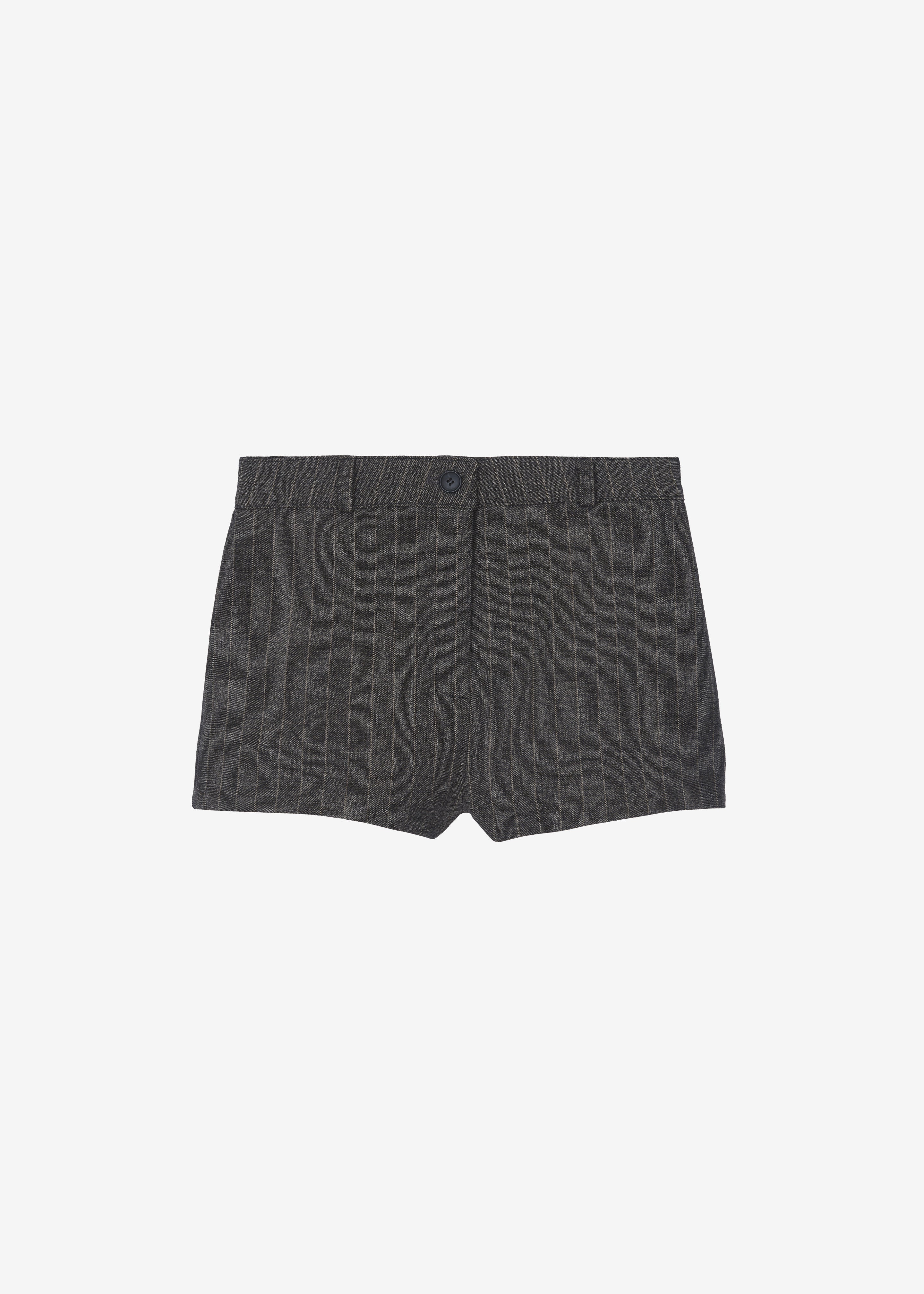Tenby Striped Hot Pants - Brown Melange - Image 8